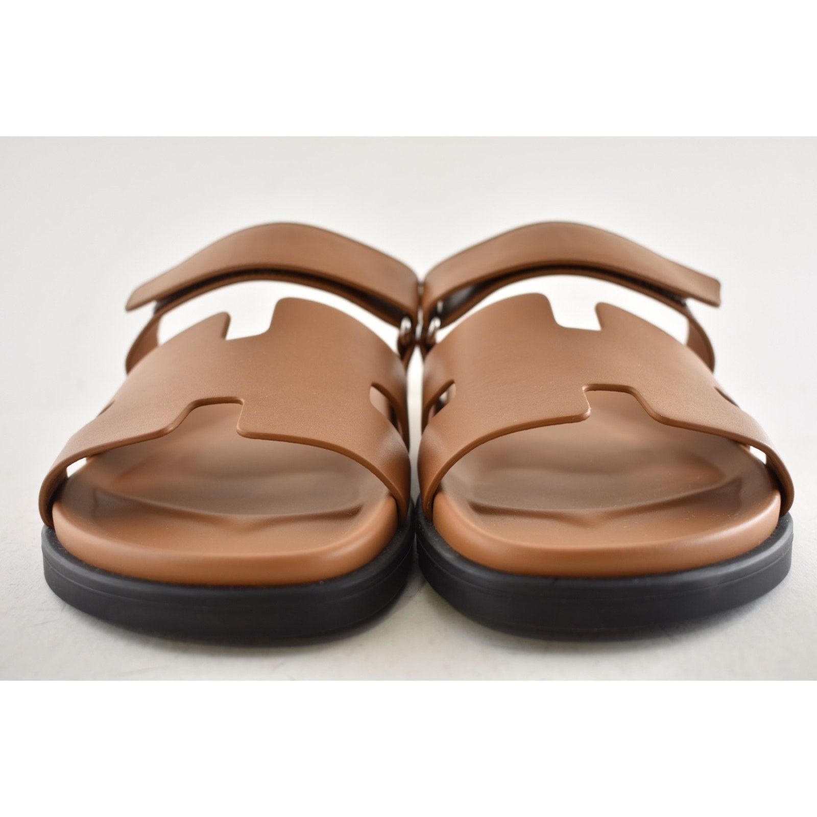 Hermes Hermes Chypre Sandal Mens Naturel Leather H Logo Flat 45 12 Size US 12 / EU 45 - 7 Thumbnail