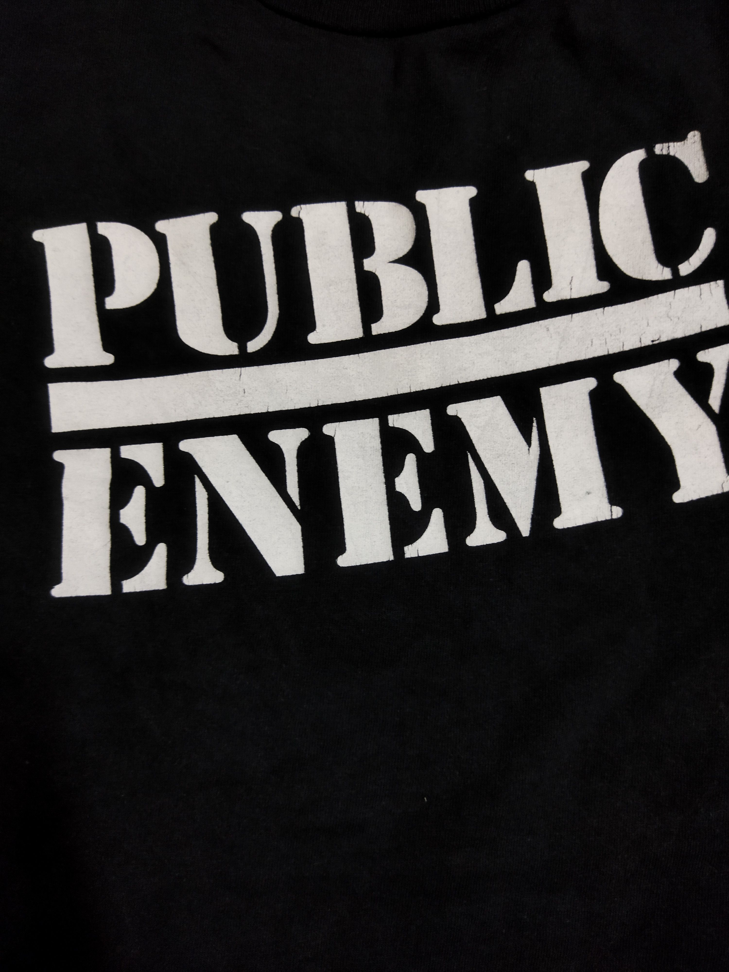 Band Tees × Rap Tees Vintage Y2K Public Enemy Tee Size US L / EU 52-54 / 3 - 3 Thumbnail