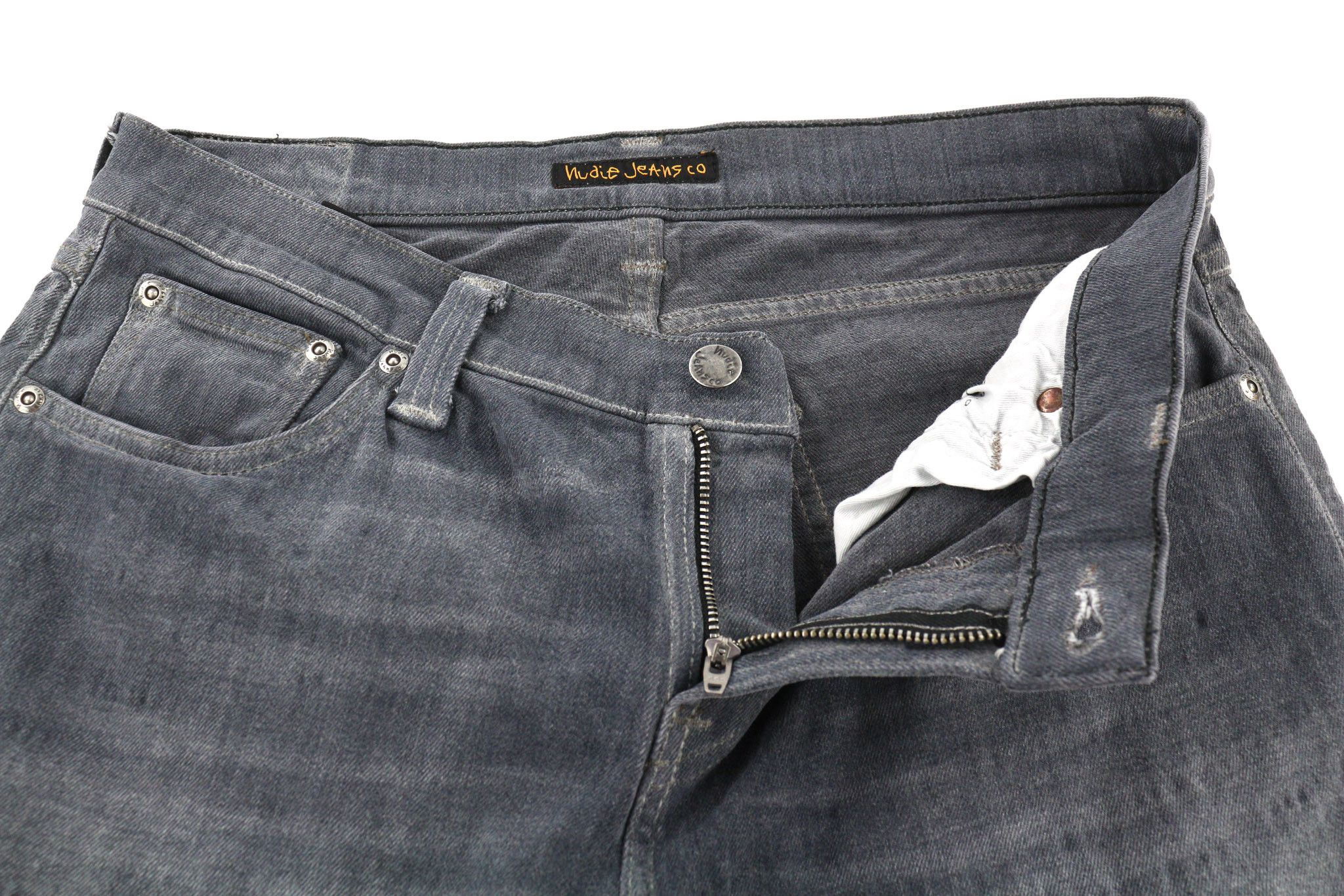 Nudie Jeans TIGHT LONG JOHN W31/L34 Slim Charcoal Jeans 80700 Size US 31 - 4 Thumbnail