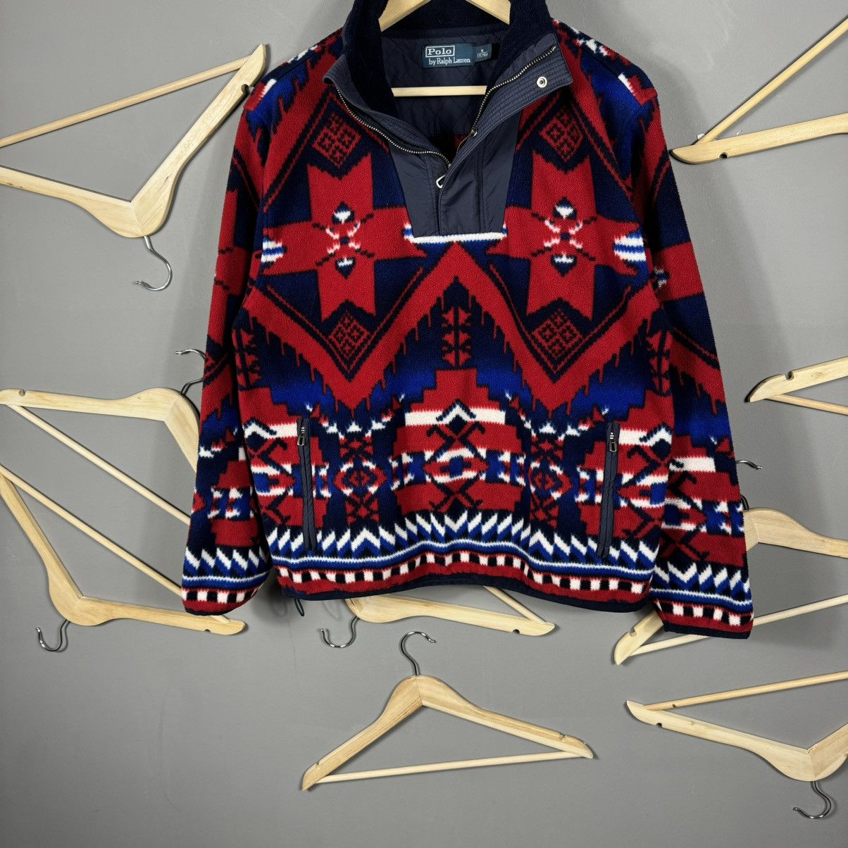 Ralph Lauren Vintage Polo Ralph Lauren Aztec Fleece Size US M / EU 48-50 / 2 - 5 Thumbnail