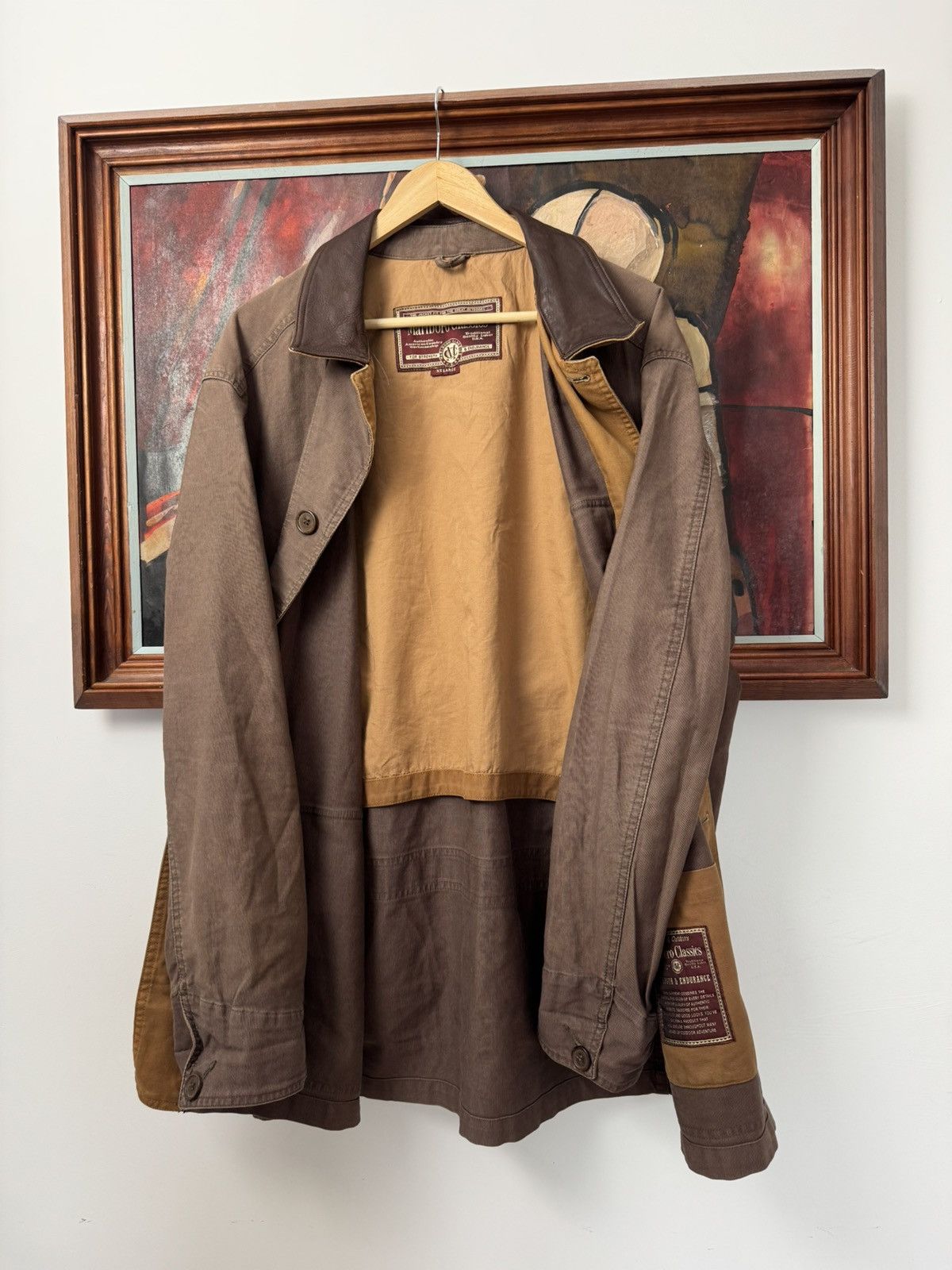 Marlboro Classics Vintage Washed Brown Jacket Chore Coat