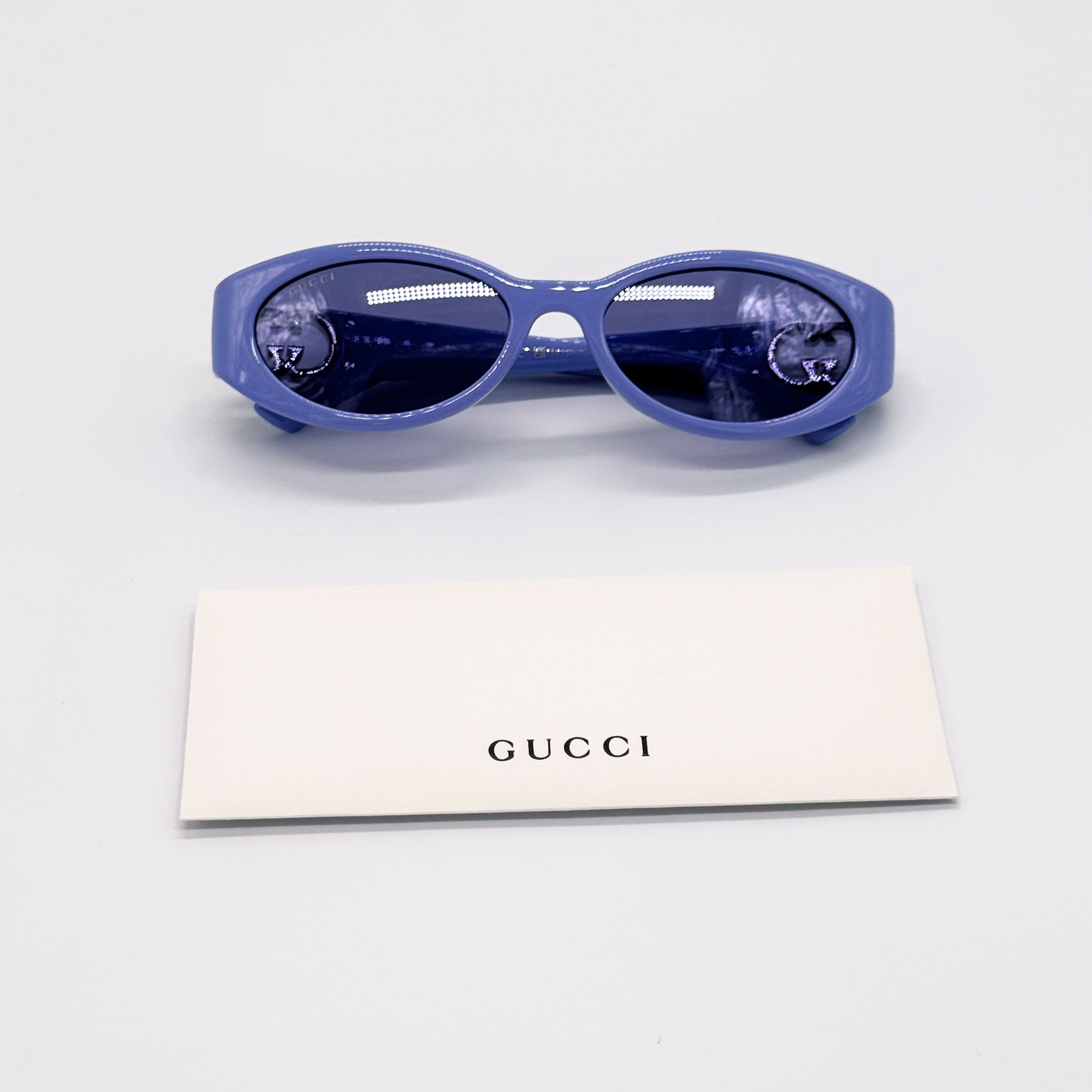 Gucci NEW GUCCI SUNGLASSES WOMEN OVAL PURPLE GUCCI GG1662SA 003 Size ONE SIZE - 10 Thumbnail