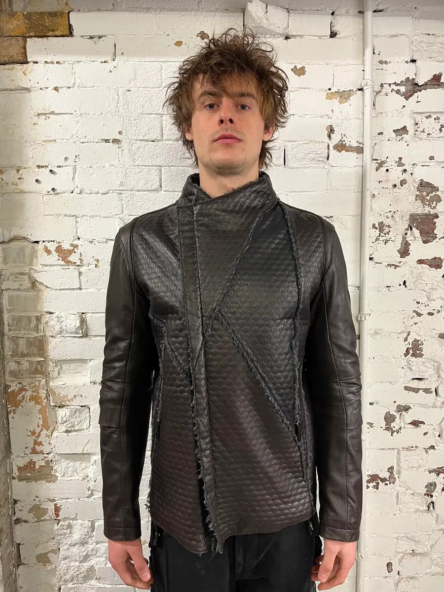 Marithe + Francois Girbaud Marithé + François Girbaud Avant-Garde Brown Optimum Rocker Jacket Size US M / EU 48-50 / 2 - 1 Thumbnail