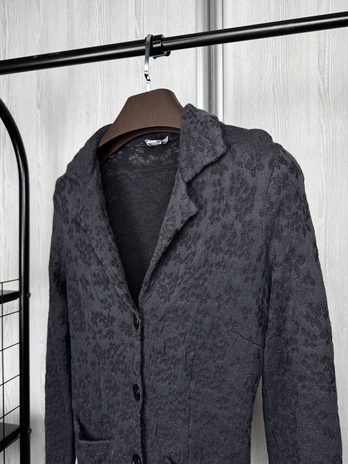 Transit Transit Par Such black avant garde linen blend Blazer Size XS / US 0-2 / IT 36-38 - 4 Thumbnail