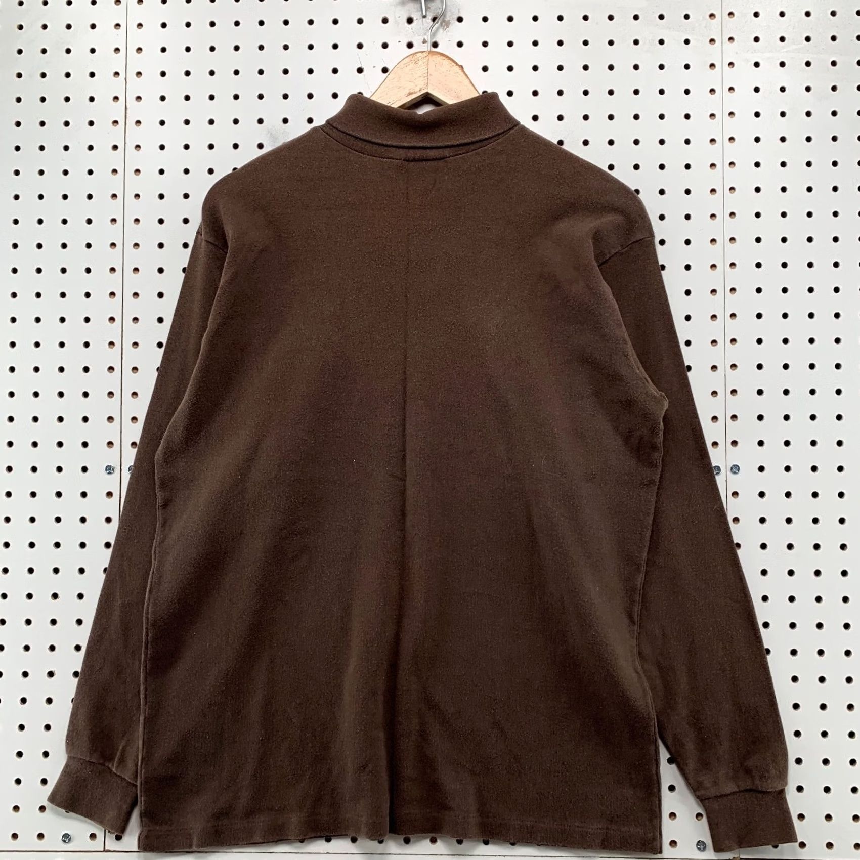 Lacoste VINTAGE Lacoste IZOD Turtleneck Shirt Mens M Brown Long Made USA Sleeve Size US M / EU 48-50 / 2 - 2 Thumbnail