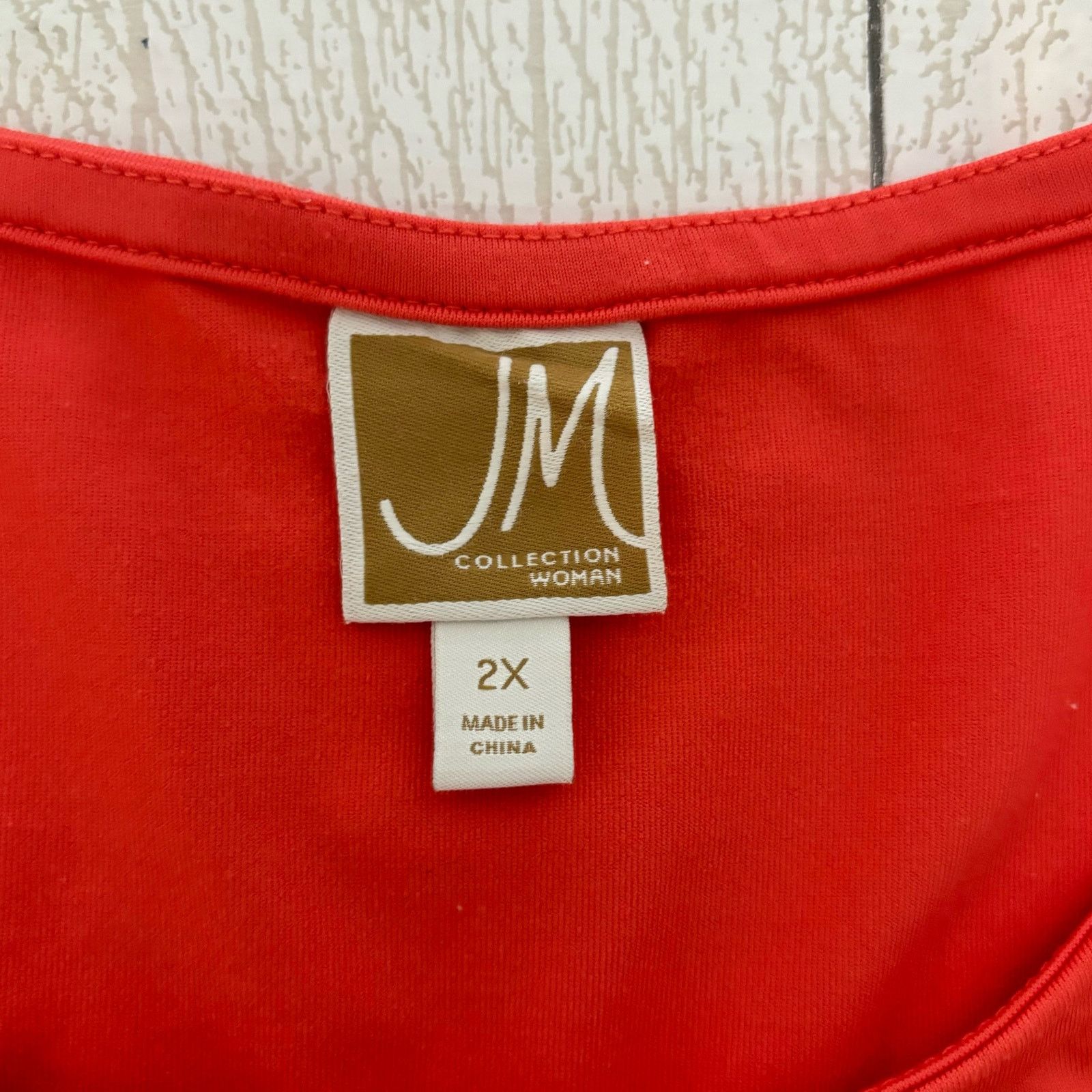 Other JM Collection Coral Orange Sweater and Tank Set Size 2X Size XXL / US 16-18 / IT 52-54 - 6 Thumbnail