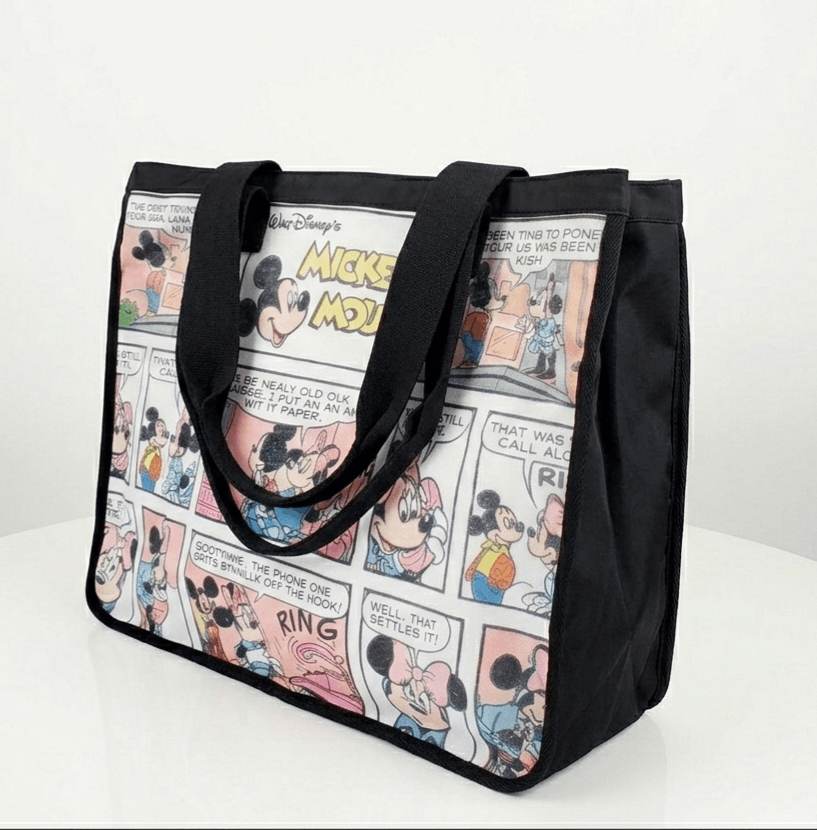 Disney Disney 20x15x6" Bag Mickey Minnie Comic Double Handles Size ONE SIZE - 1 Thumbnail