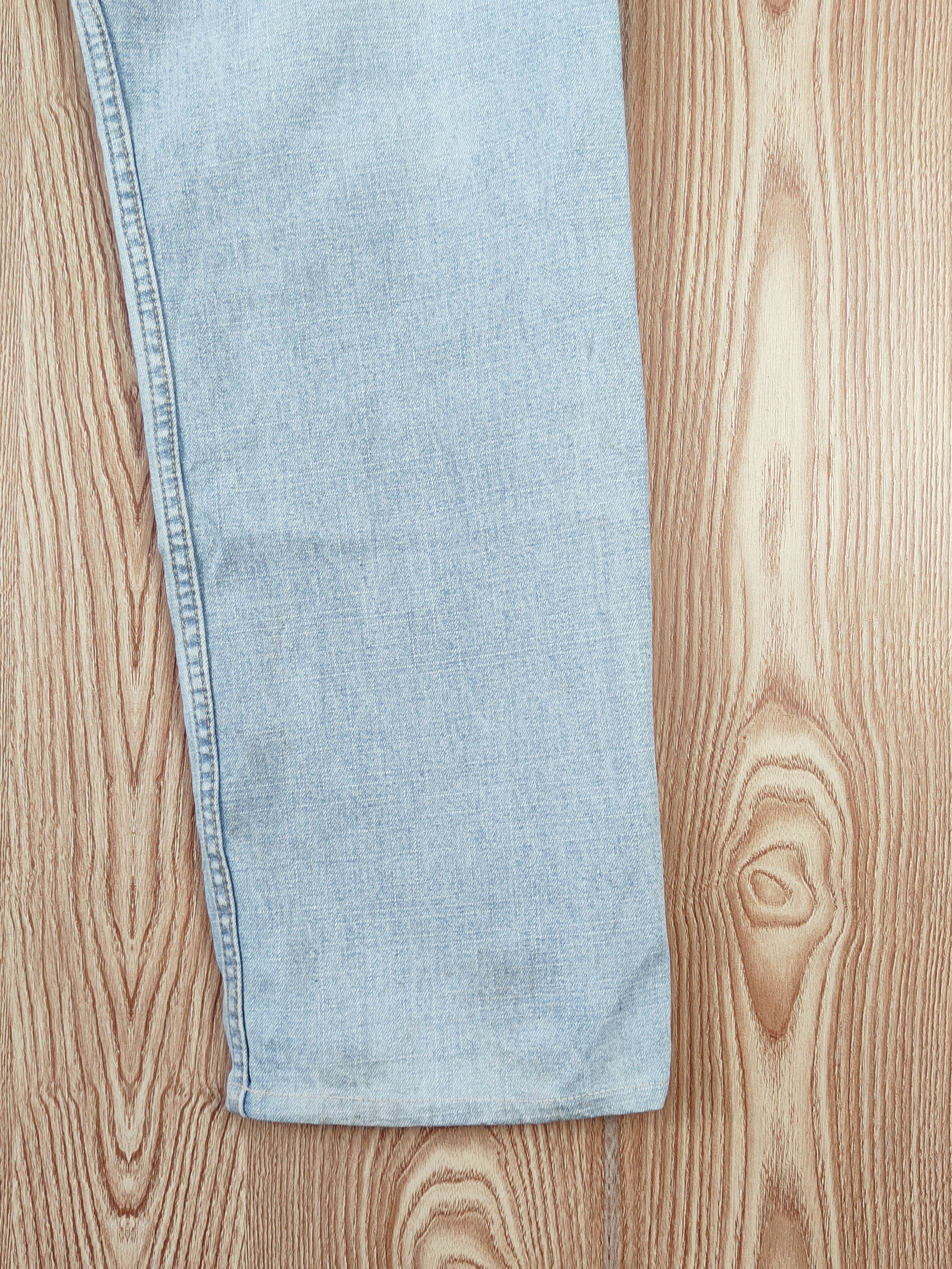Japanese Brand Nylaus Blue Distressed Ripped Jeans #W631 Size US 33 - 11 Thumbnail