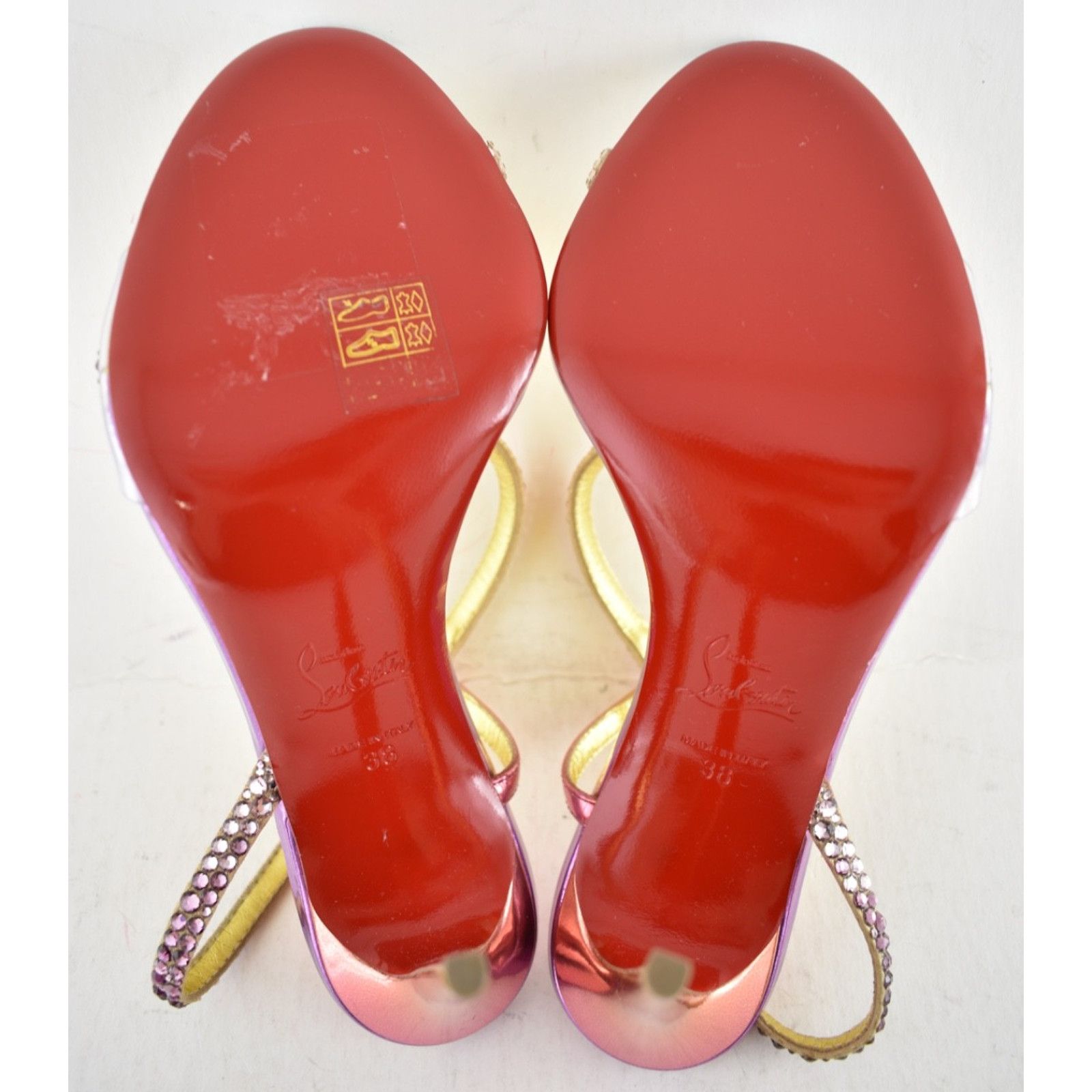 Christian Louboutin Christian Louboutin Rosalie Strass Boreal Sandal 38 Size US 8 / IT 38 - 19 Thumbnail