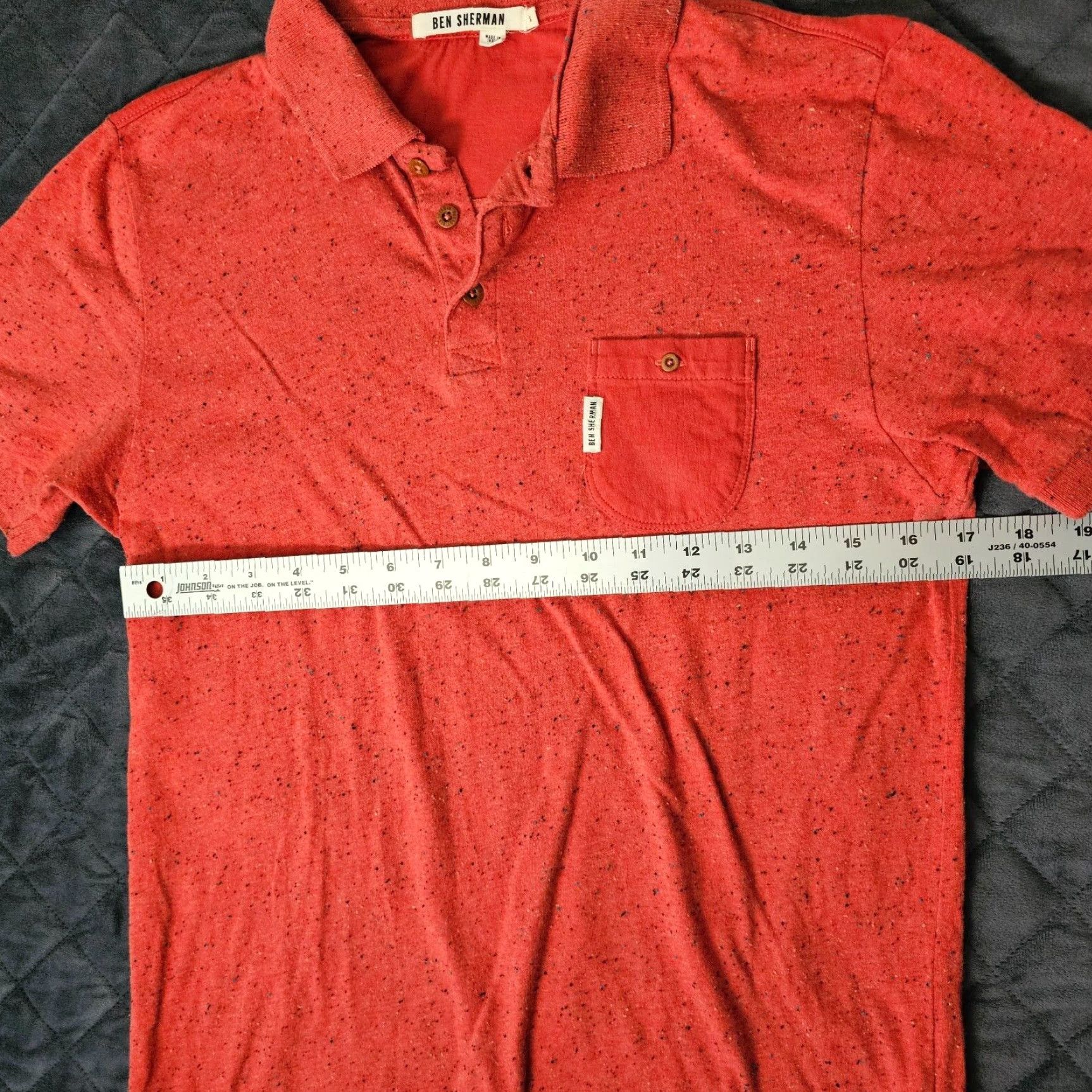 Ben Sherman VINTAGE Ben Sherman Polo Shirt Men’s Short Sleeve Casual Cotton Size S Red Spotted Size US S / EU 44-46 / 1 - 5 Thumbnail