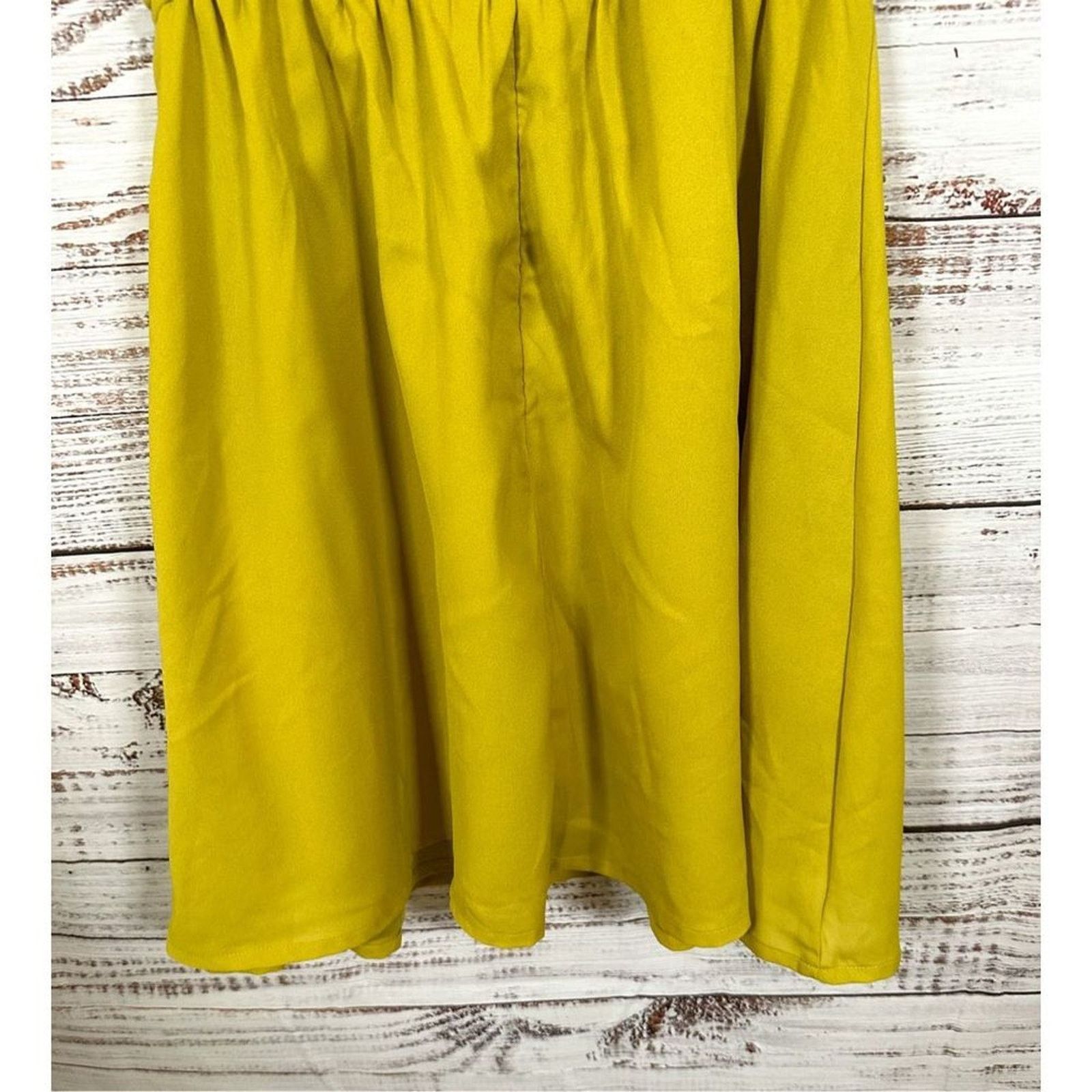 Bar III Bar III Beaded Sleeveless Mini Dress Green Yellow Size Small Size S / US 4 / IT 40 - 9 Thumbnail