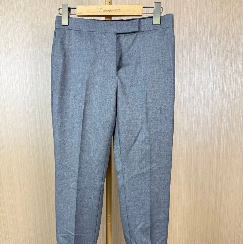 Thom Browne Thom Browne Gray Wool Casual Pants 0089 Size 24" / US 00 / IT 34 - 1 Thumbnail