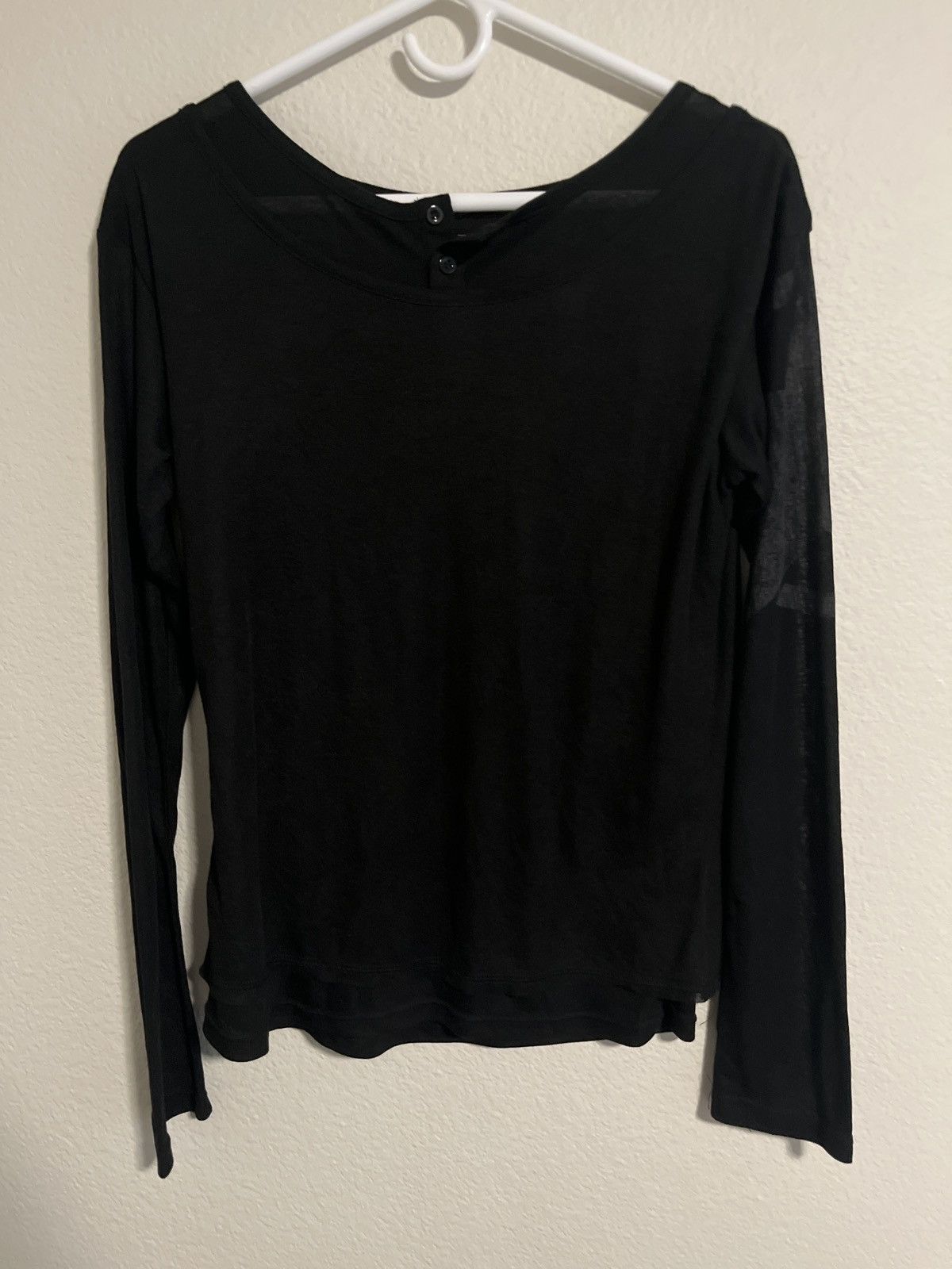 No Faith Studios ZIKKURAT DOUBLE-LAYERED LONGSLEEVE Brown Size 1