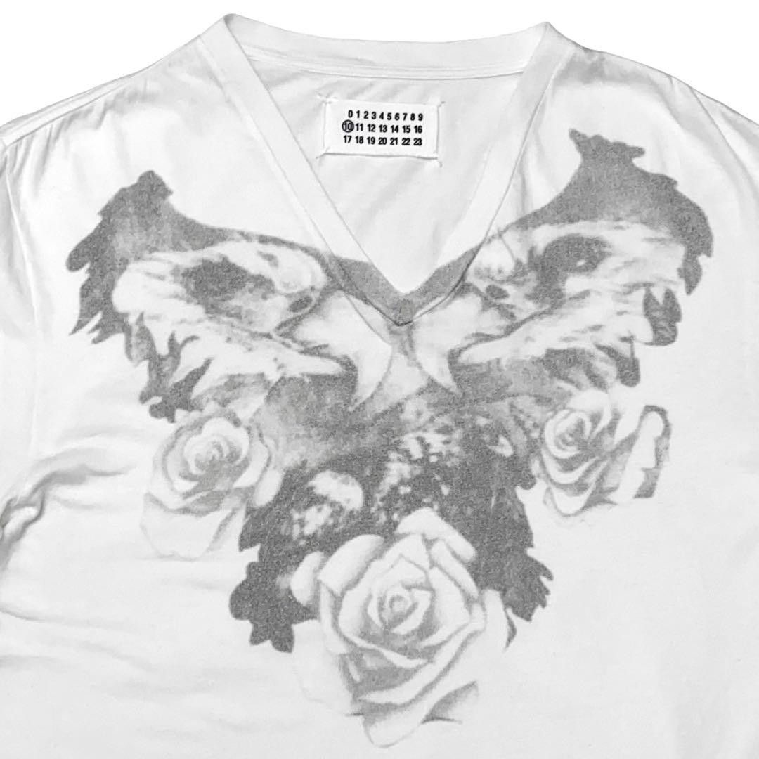 Maison Margiela Maison Martin Margiela 2010 “Eagle & Rose” Trompe L’Oeil Tee Size US S / EU 44-46 / 1 - 2 Thumbnail