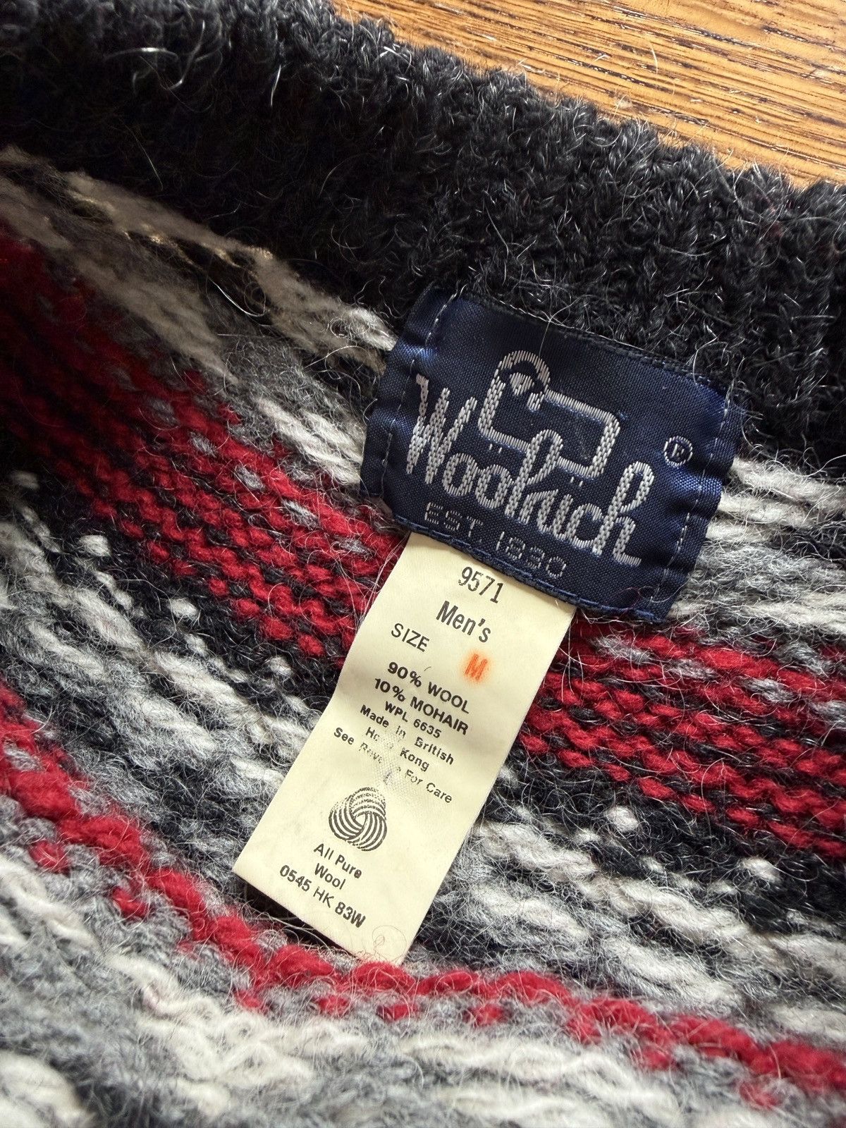 Woolrich Woolen Mills Vintage Woolrich Fair Isle Pullover Sweater Size US M / EU 48-50 / 2 - 2 Thumbnail
