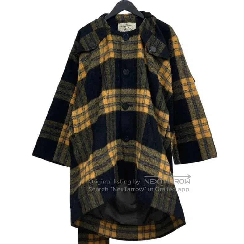 Vivienne Westwood Vivienne Westwood Check Scarf Coat. Size US XS / EU 42 / 0 - 1 Thumbnail