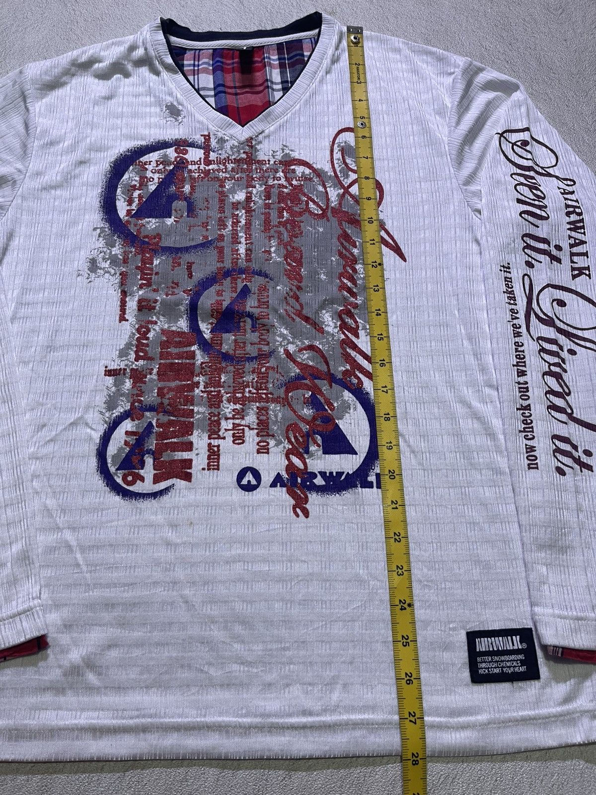 Hysteric Glamour Y2K AIR WALK long sleeve tshirt ifsix style Size US L / EU 52-54 / 3 - 7 Thumbnail