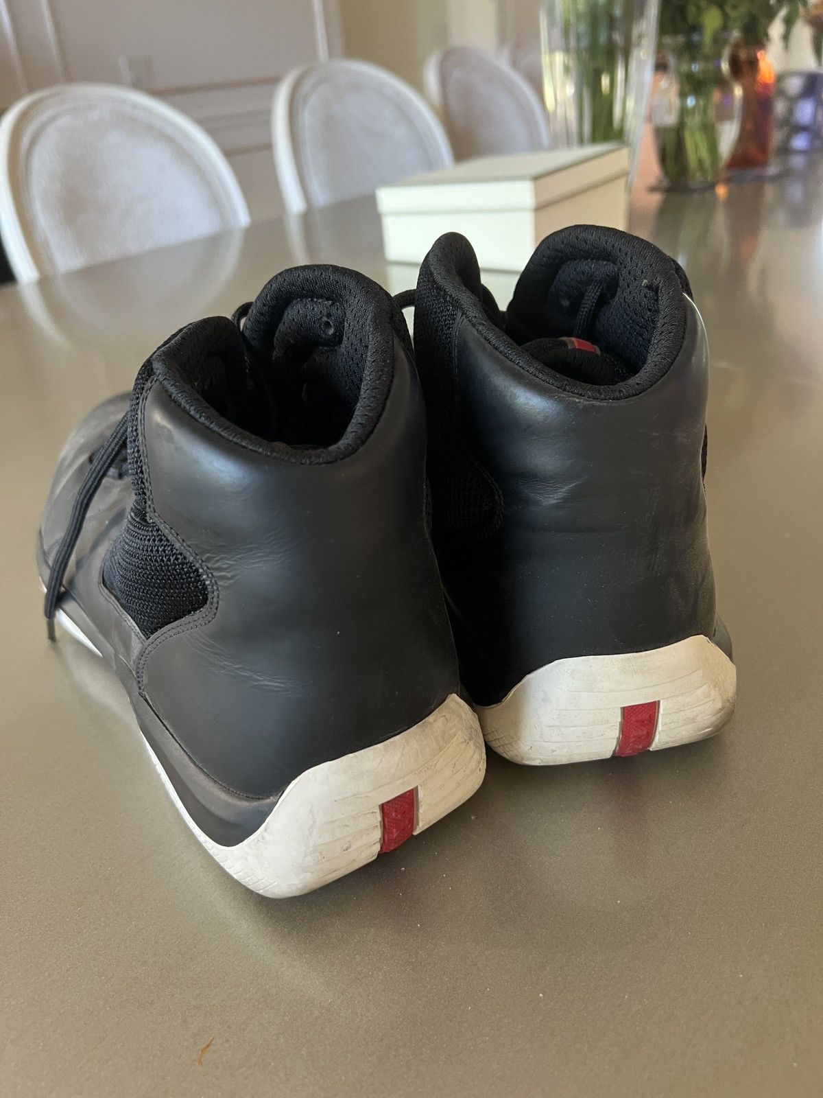 Prada Prada America’s Cup High-Top Sneakers – Men’s US 12 / EU 41 Size US 12 / EU 45 - 4 Thumbnail
