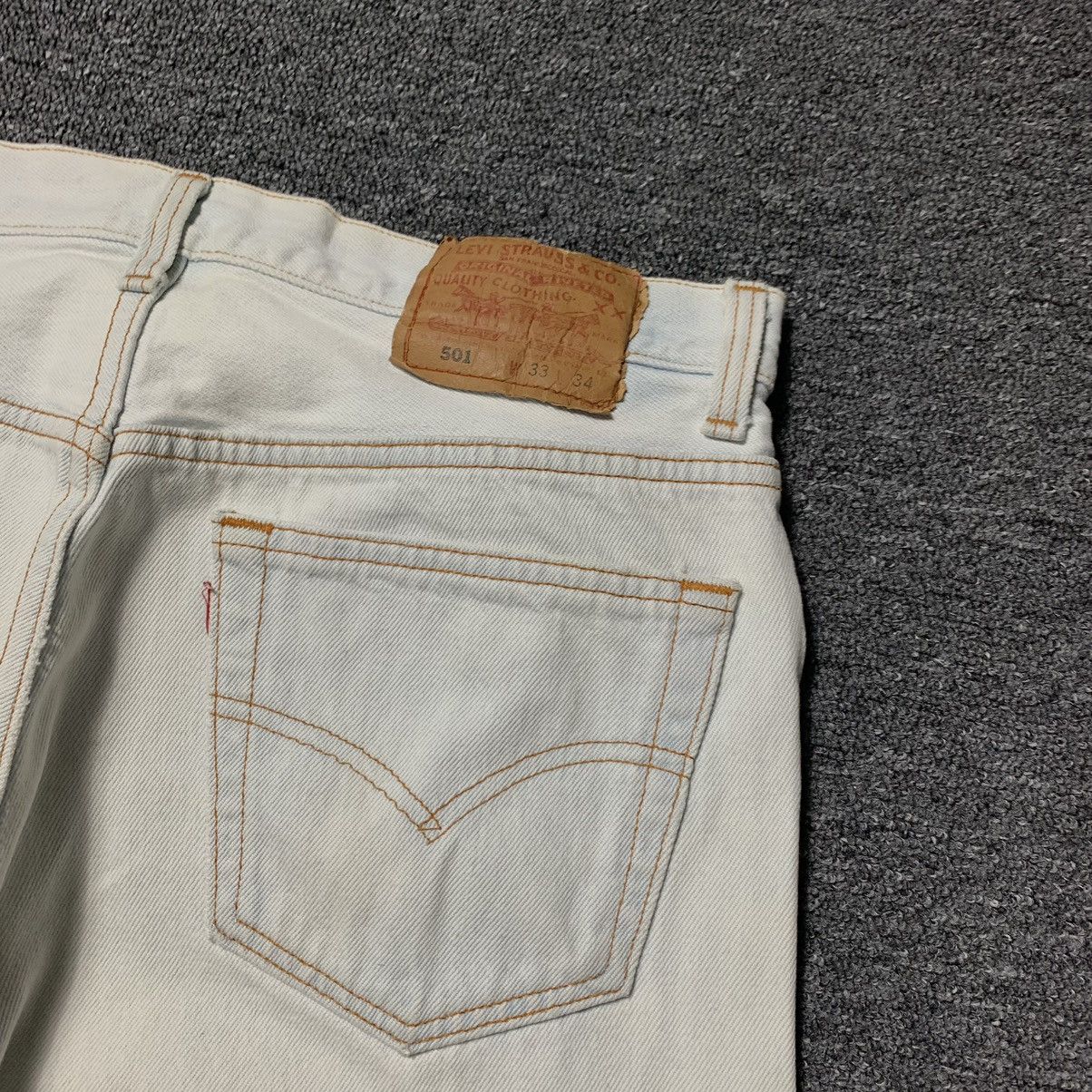 Levi's 80s Vintage Levi's 501 Made In USA Distressed Jeans 33x32 Size US 33 - 3 Thumbnail