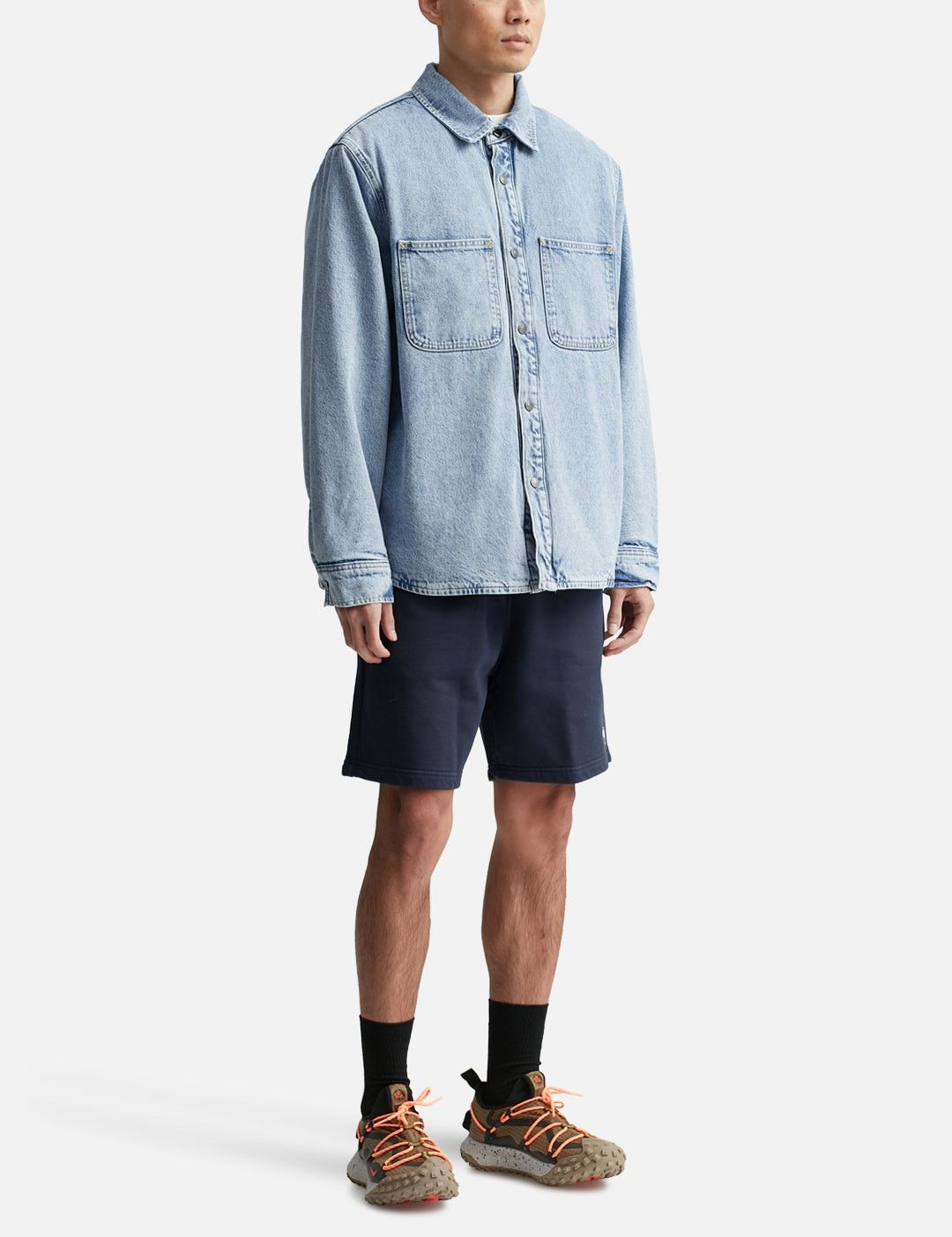Stussy STUSSY Sherpa Lined Denim Shirt Size US S / EU 44-46 / 1 - 1 Thumbnail