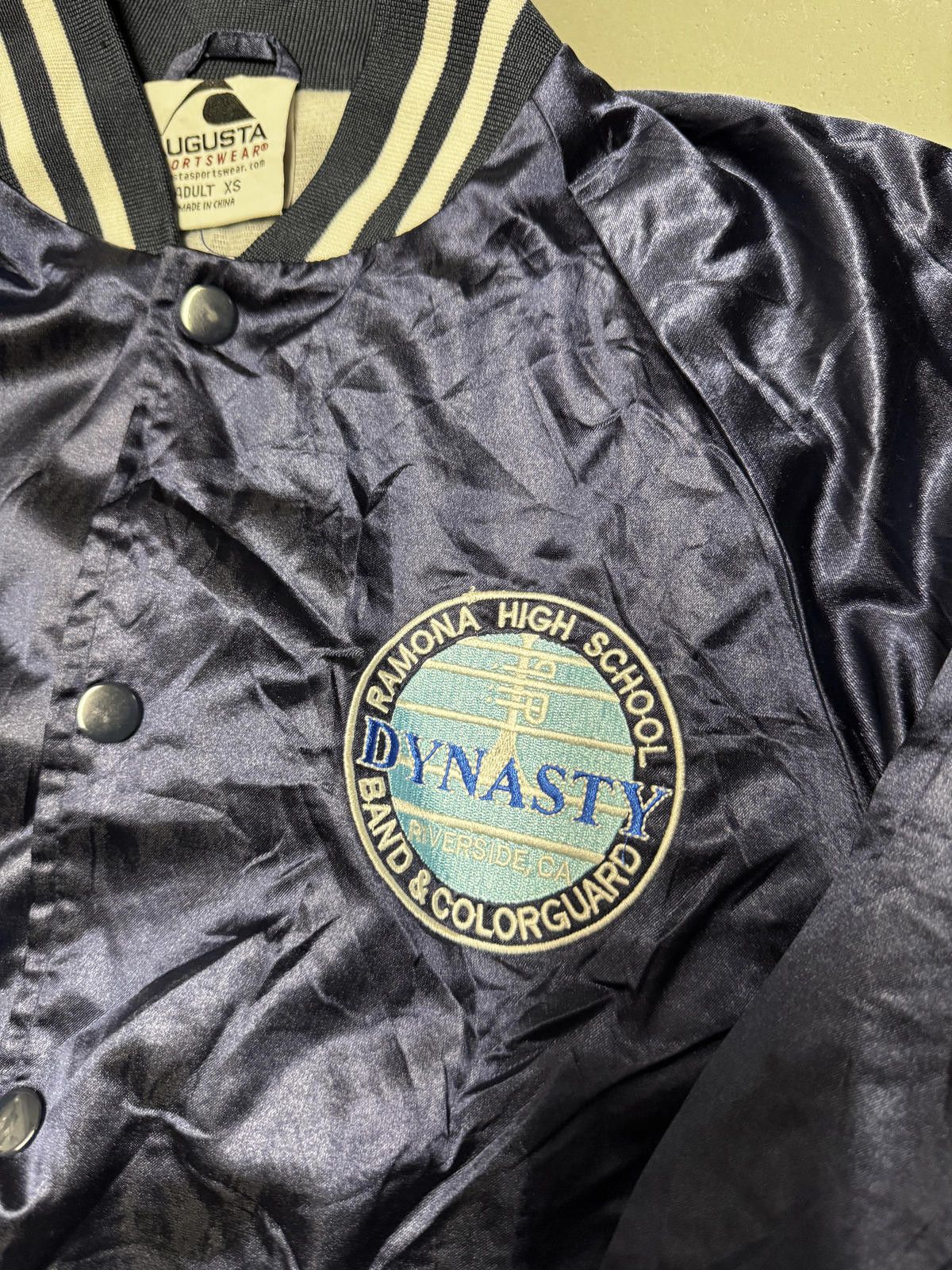 Augusta Sportswear Vintage Augusta Dynasty Satin Jacket - Ramona High School Size US XS / EU 42 / 0 - 4 Thumbnail