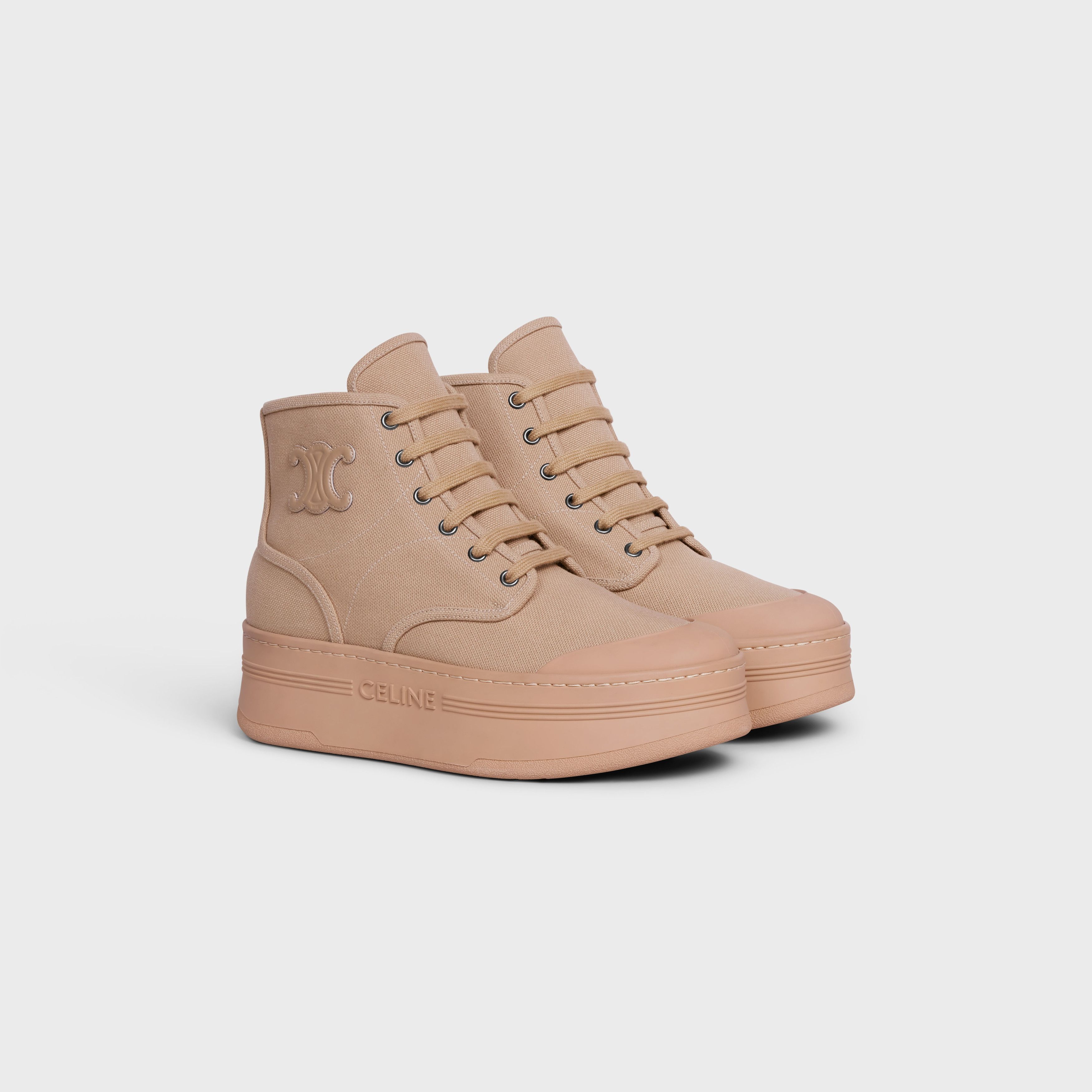 Celine o1bcso1str0925 352172198C Hi-Top Sneakers in Sand Size US 8 / IT 38 - 2 Thumbnail