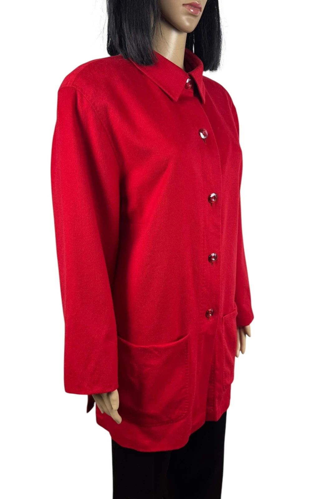 Escada Escada Margaretha Ley 100% Cashmere Coat Collared size 44 Size XL / US 12-14 / IT 48-50 - 4 Thumbnail