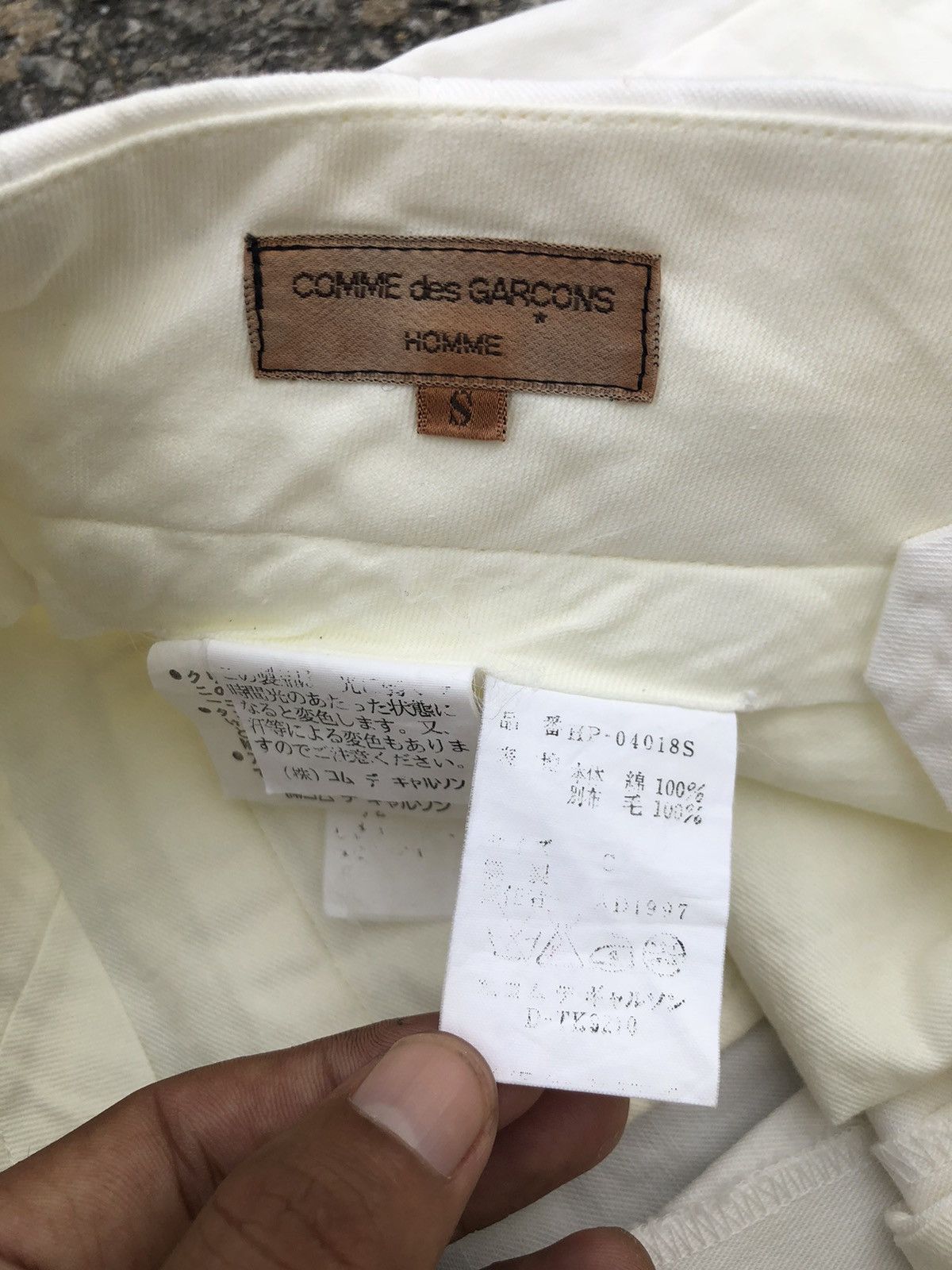 Comme des Garcons Homme × Japanese Brand × Vintage Vintage CDG Comme Des Garcons Homme Pants Size US 30 / EU 46 - 3 Thumbnail