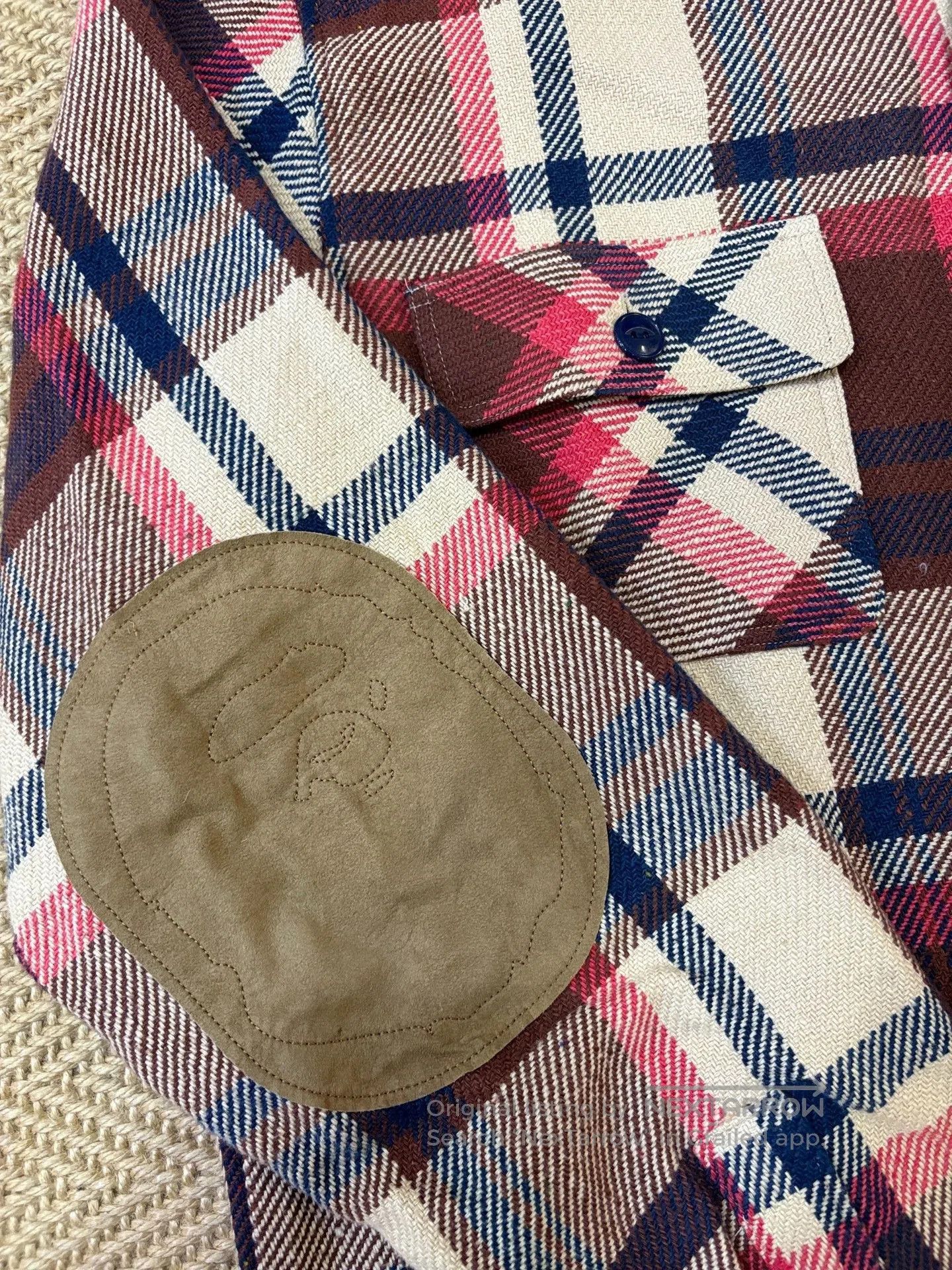 Bape BAPE Ape Head Patch Kimura Check Shirt Jacket. Size US XXL / EU 58 / 5 - 4 Thumbnail