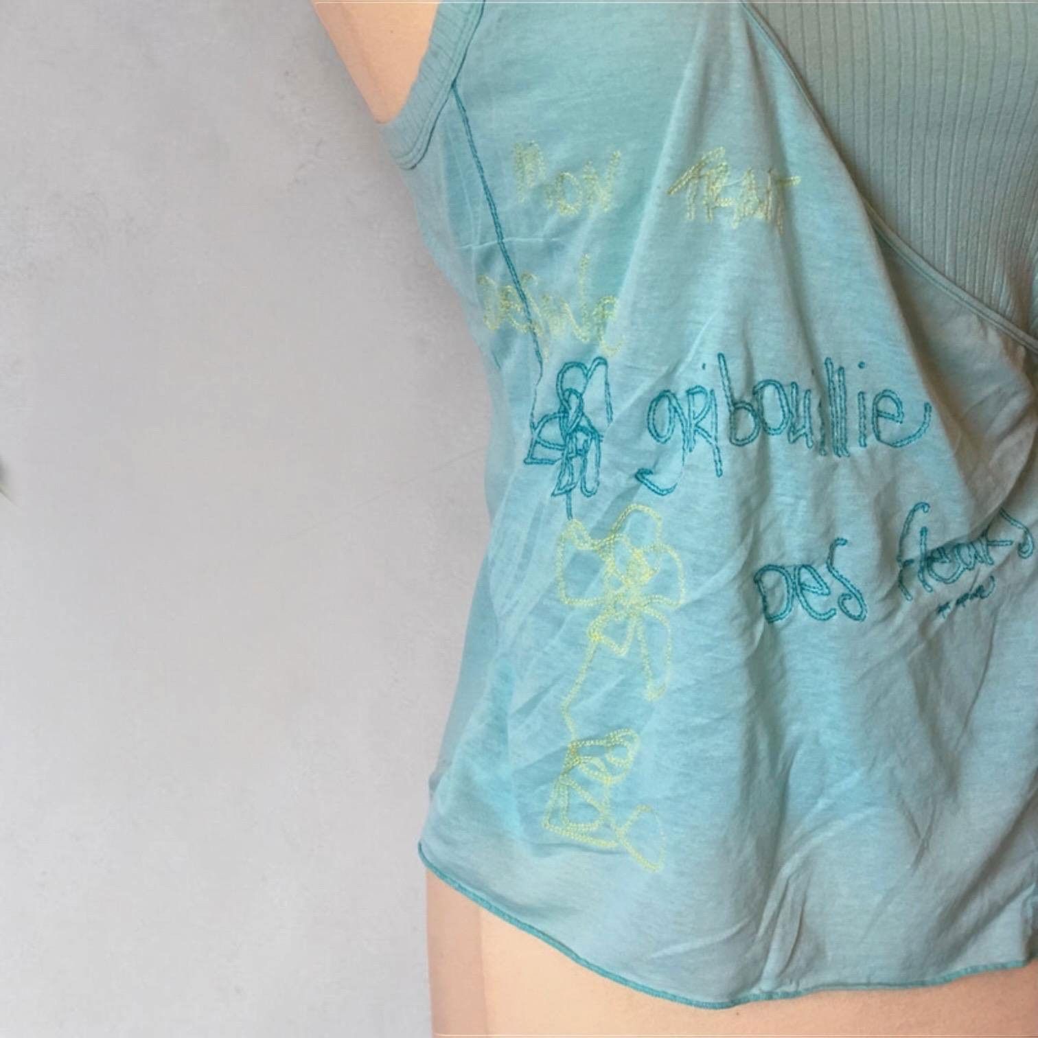 Other The Cop Copine Wrap Around Turquoise Top Size ONE SIZE - 2 Thumbnail