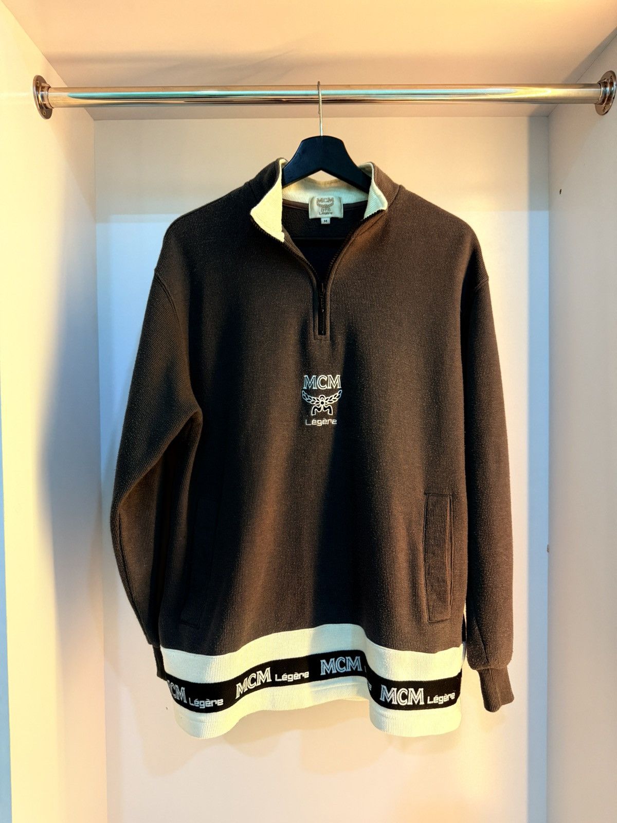 MCM MCM Legere Eagle Half Zipper Size US M / EU 48-50 / 2 - 1 Thumbnail