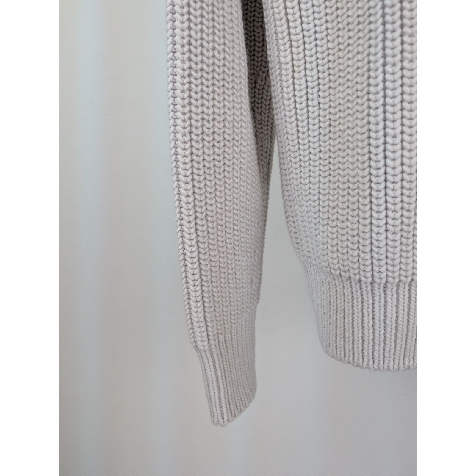 Tom Ford o1rshd1 Men's Ribbed Knit Sweater Sweatshirt in Grey Size US M / EU 48-50 / 2 - 6 Thumbnail