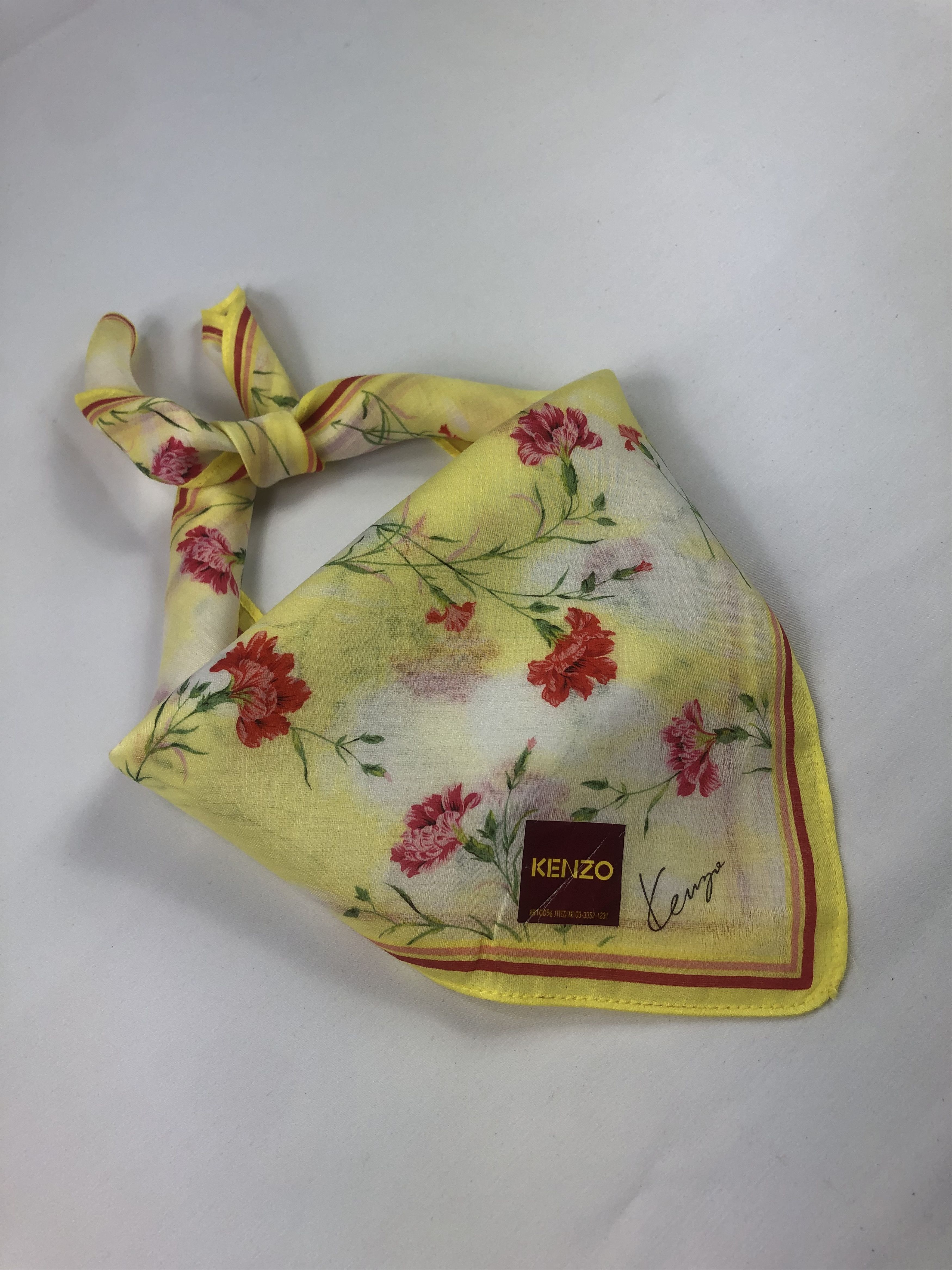 Kenzo × Vintage Kenzo Handkerchief / Bandana / Neckerchief Size ONE SIZE - 1 Thumbnail