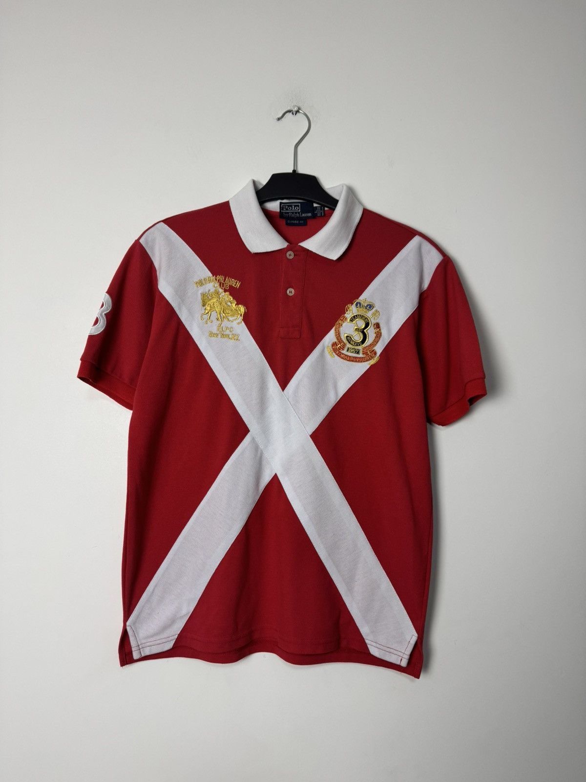 Polo Ralph Lauren Polo Ralph Lauren Polo shirt “333” Big Logo Streetwear Y2K Size US L / EU 52-54 / 3 - 4 Thumbnail