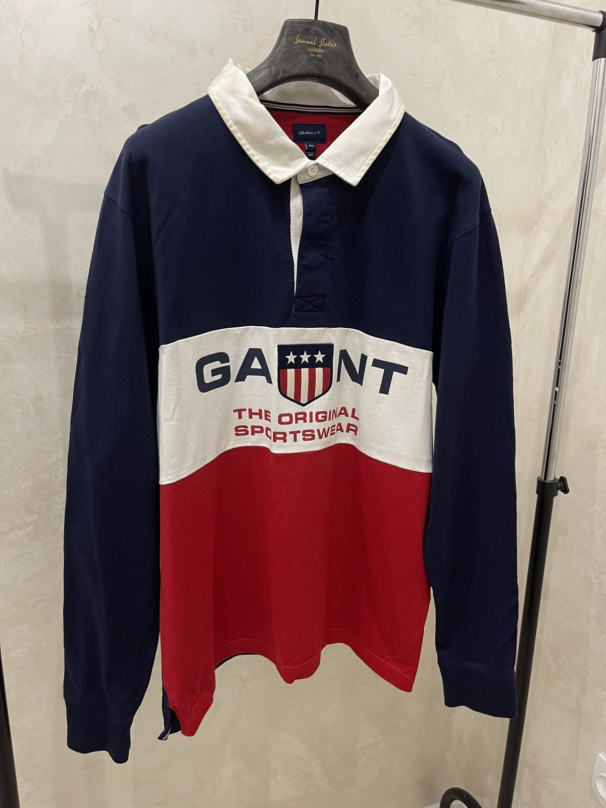 Gant Vintage Gant long sleeve polo T-shirt big size Y2K Size US XXL / EU 58 / 5 - 2 Thumbnail