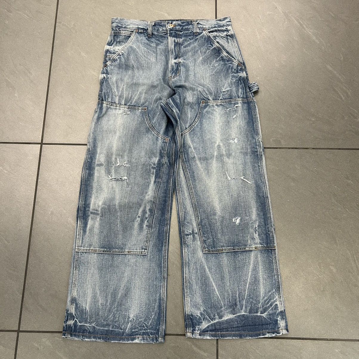 Other UNDS Online Light Wash Denim Doubleknees Size US 32 / EU 48 - 1 Thumbnail