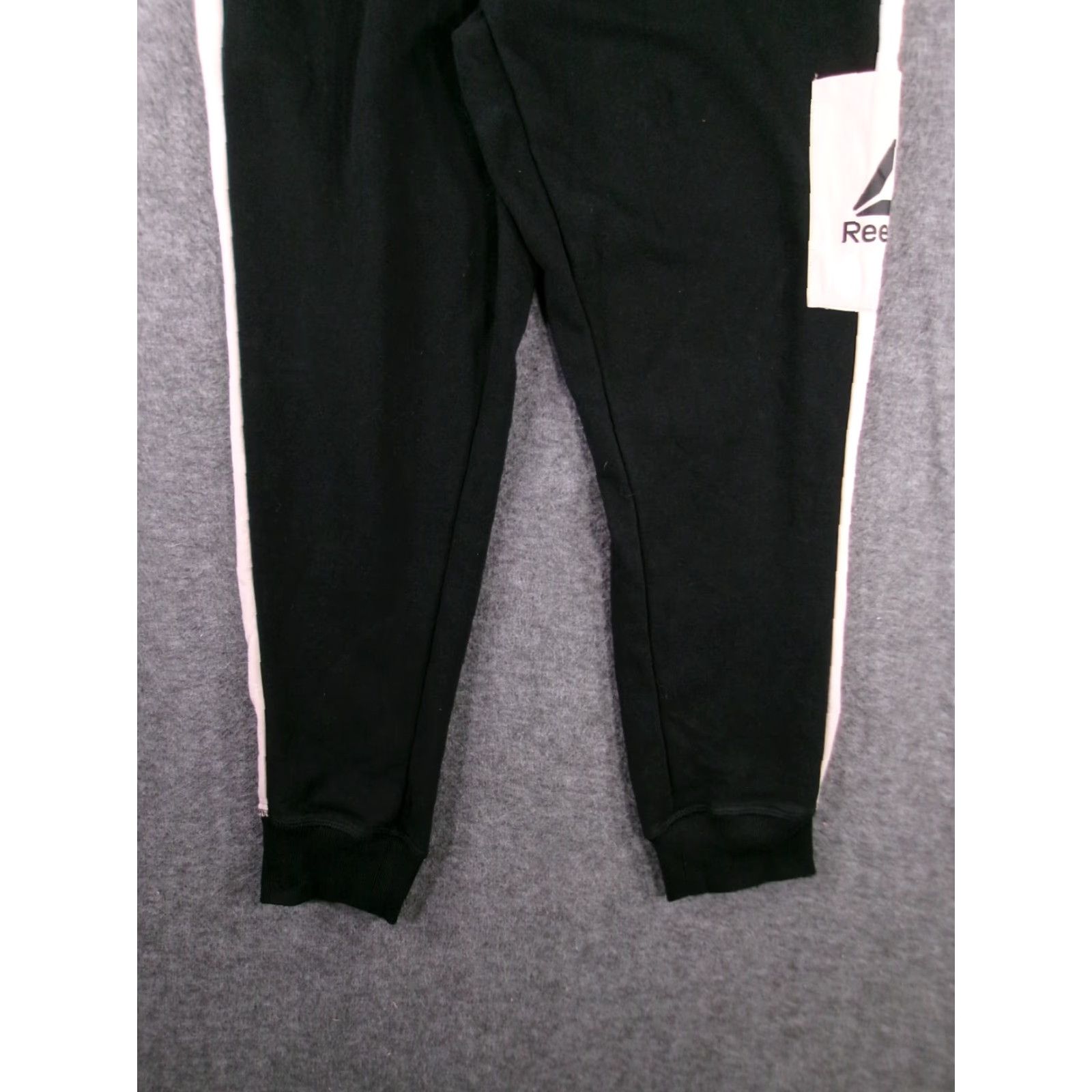 Reebok Reebok Pants Womens Large Black Joggers Casual Athleisure Logo Level Up Track Pants Size 36" / US 14 / IT 50 - 3 Thumbnail
