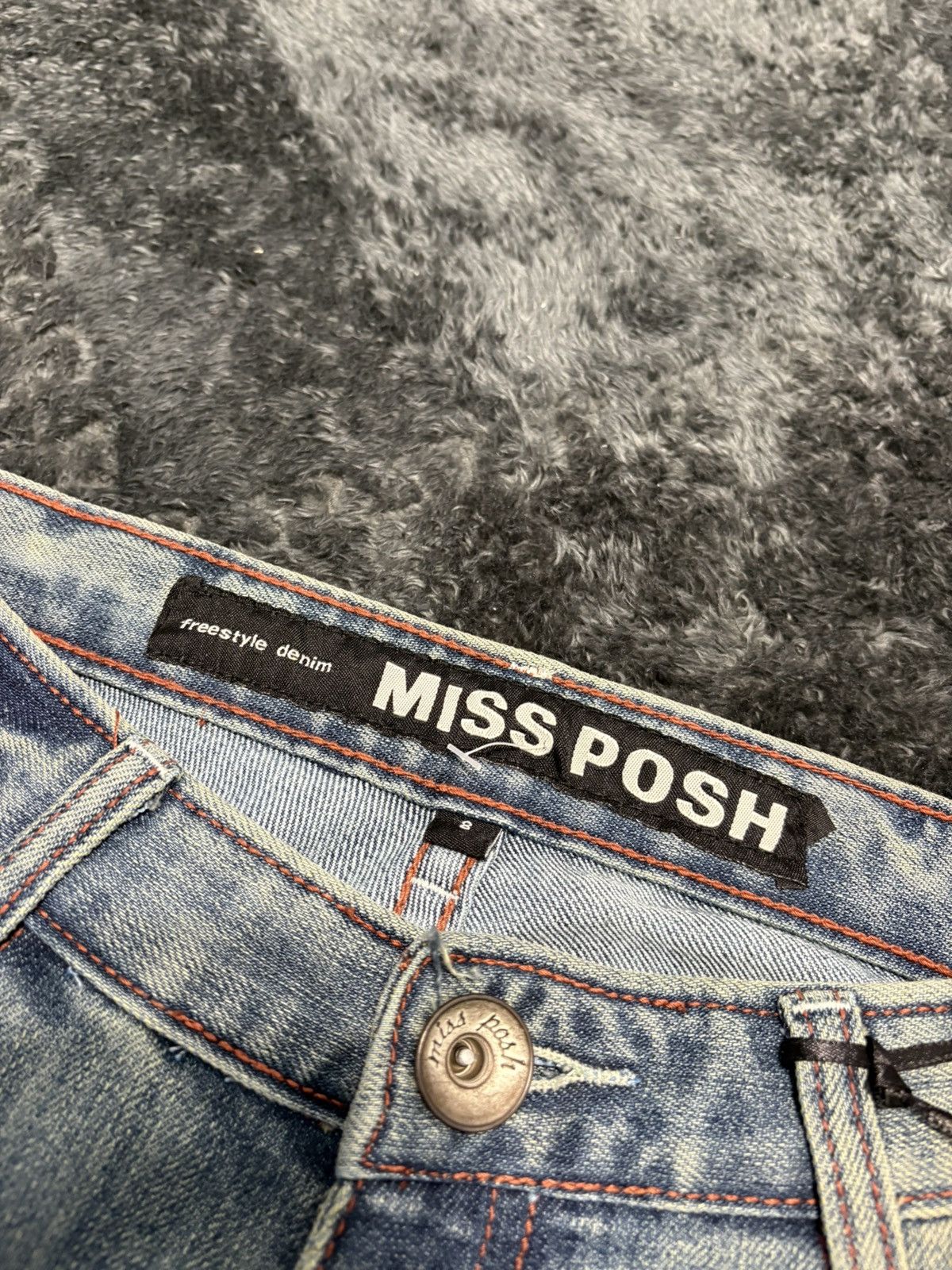 Miss Sixty Vintage Faded Distressed Y2K Flared Jeans Miss Sixty Style Size 27" / US 4 / IT 40 - 6 Thumbnail