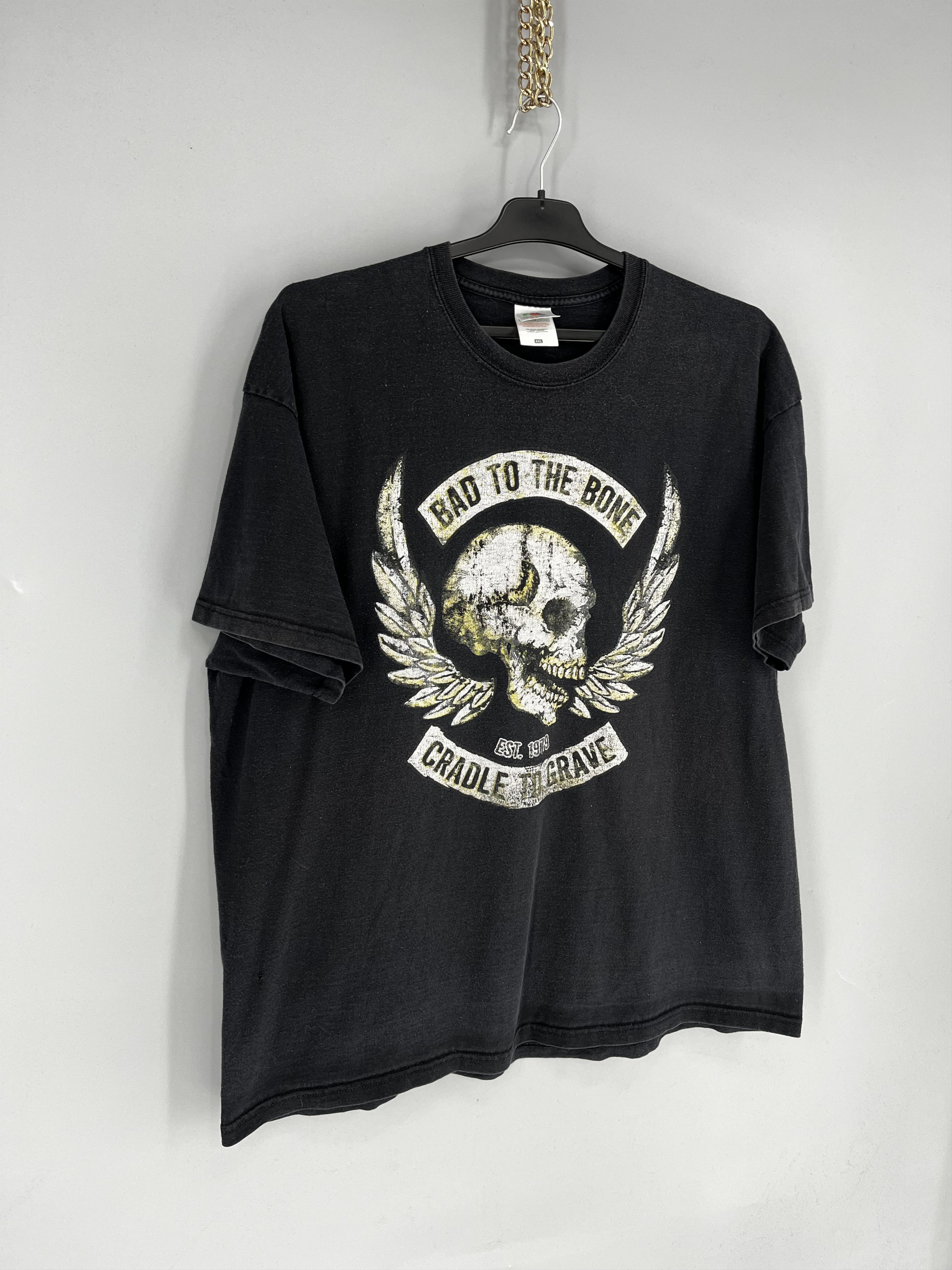 Band Tees Vintage Bad To The Bone cradle to grave Pirate Y2K T-Shirt Size US XXL / EU 58 / 5 - 2 Thumbnail