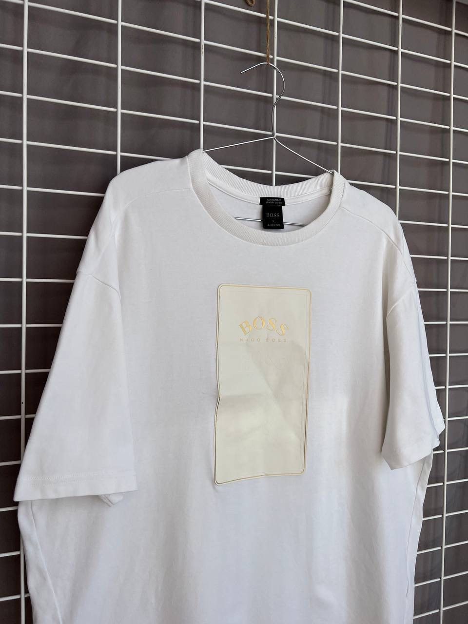 Hugo Boss Boss X Ajbxng Woven Cotton T-Shirt Mens Size S/M Relaxed Fit Size US S / EU 44-46 / 1 - 3 Thumbnail