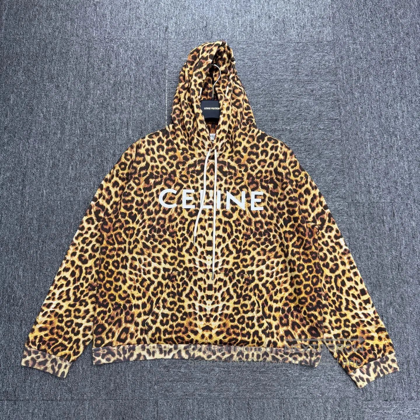 CELINE （セリーヌ）21SS Loose Hoodie Leopard CELINE (セリーヌ) 21SS Loose Hoodie Leopard ルーズフーディ