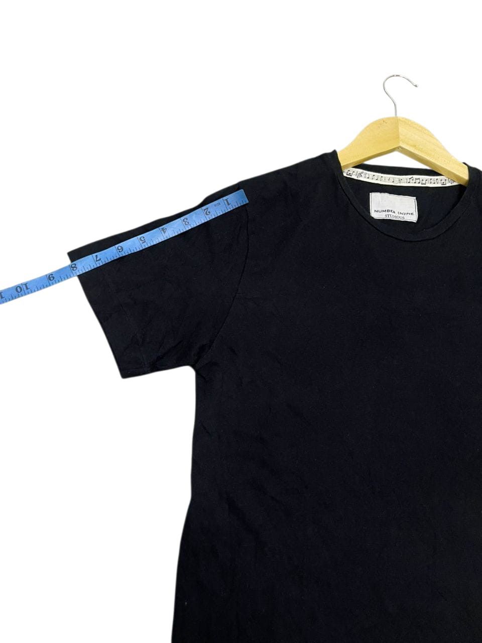 Number (N)ine Number (N)ine Studious T-shirt Musical Notes Black Size US M / EU 48-50 / 2 - 9 Thumbnail