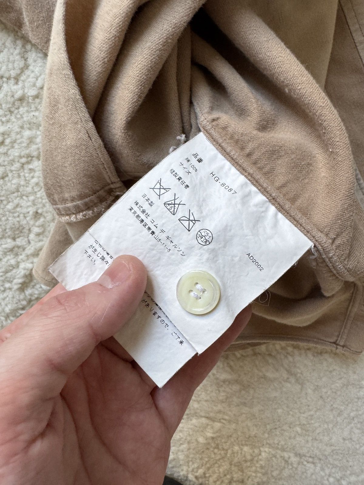 Comme des Garcons Homme AD 2002 Comme Des Garcons Homme deconstructed shirt Size US M / EU 48-50 / 2 - 6 Thumbnail