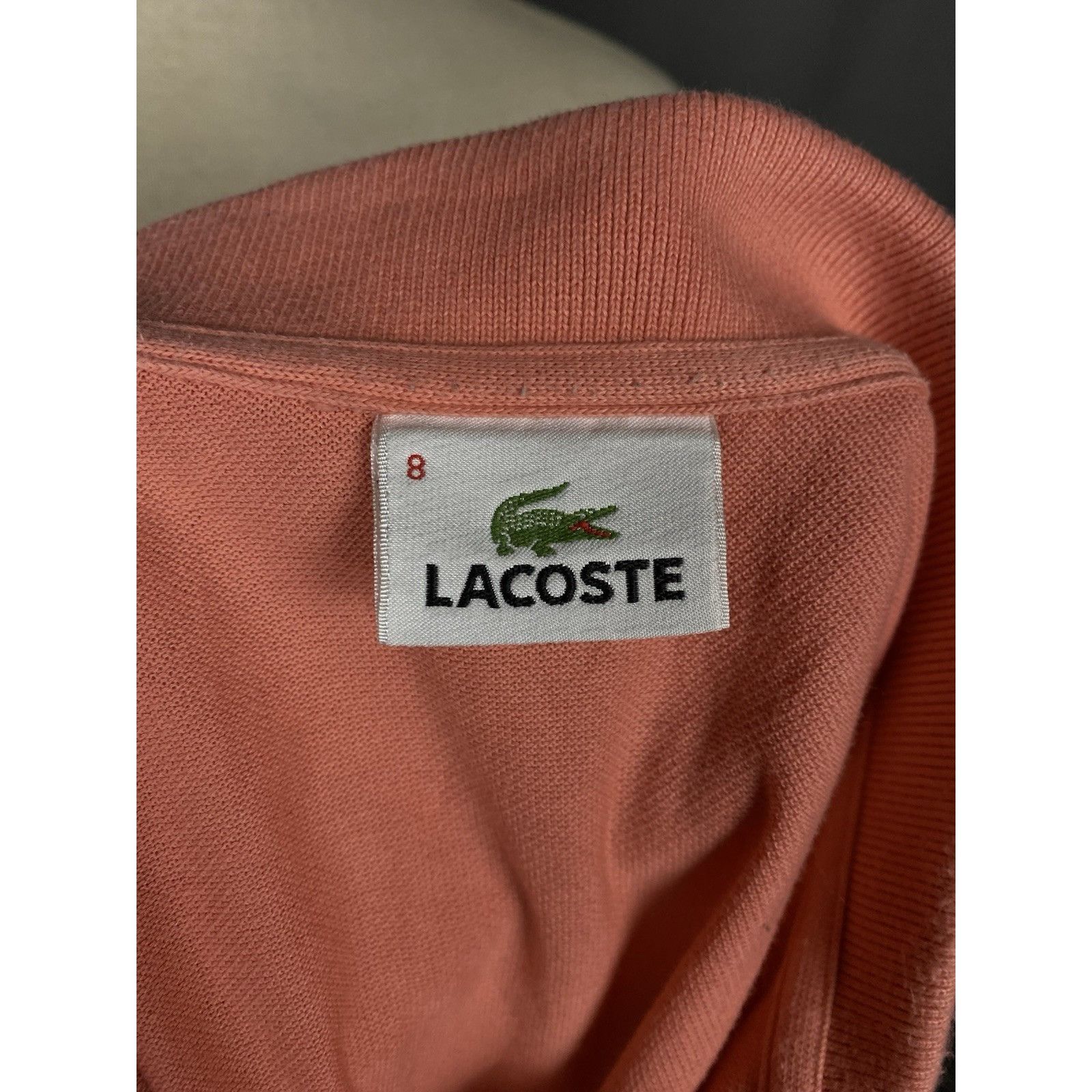 Lacoste MINT! Lacoste Men's Pink Polo T-Shirt Big Size Size 8 / 3XL Size US XXL / EU 58 / 5 - 11 Thumbnail