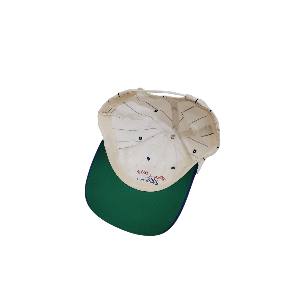 Vintage 90s Albertsons Pinstripe Snapback Size ONE SIZE - 6 Thumbnail