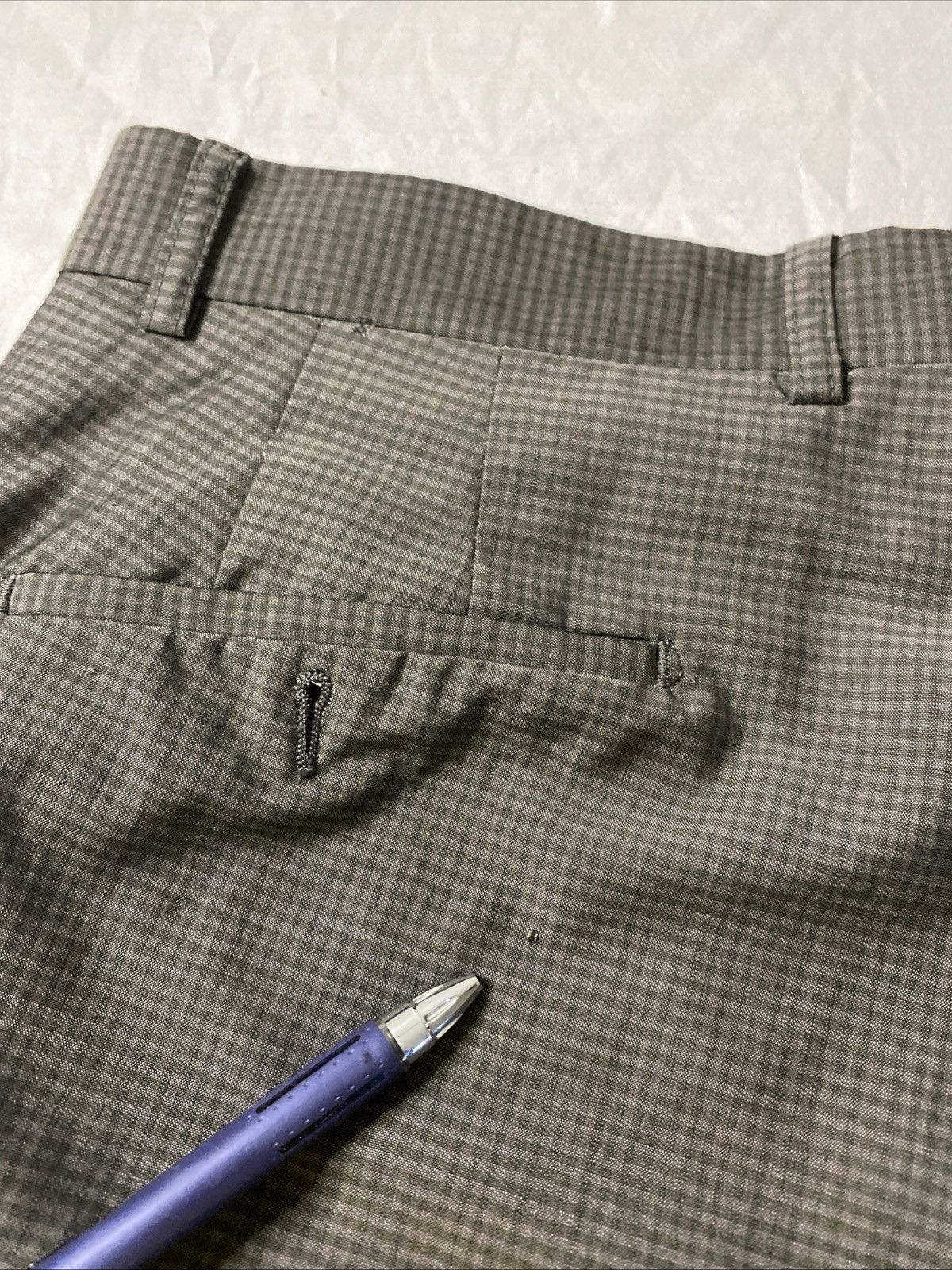 Luxe Zignone Linea Naturale Luxe Gray Mens Pants Sz 36 *DEFECT* Size US 36 / EU 52 - 6 Thumbnail