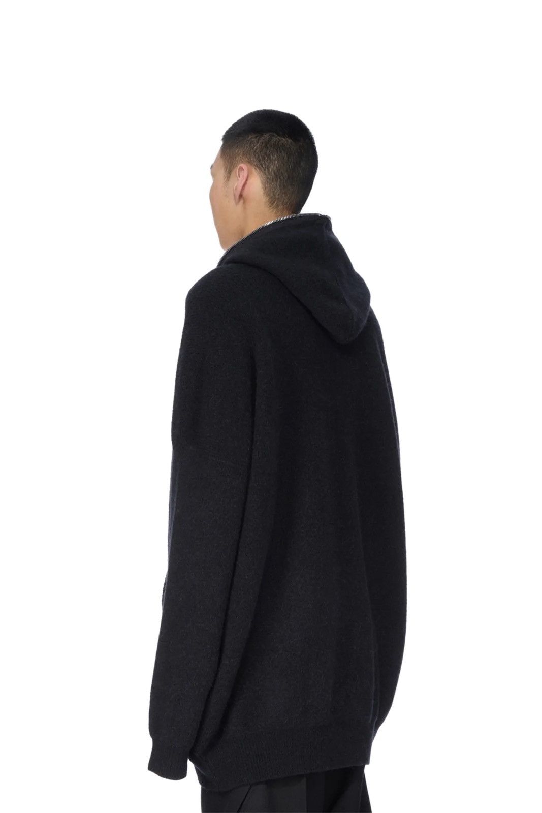 Rick Owens $3,800 2025 Concordians ALPACA Big Gimp Zip Hoodie Size US M / EU 48-50 / 2 - 7 Thumbnail