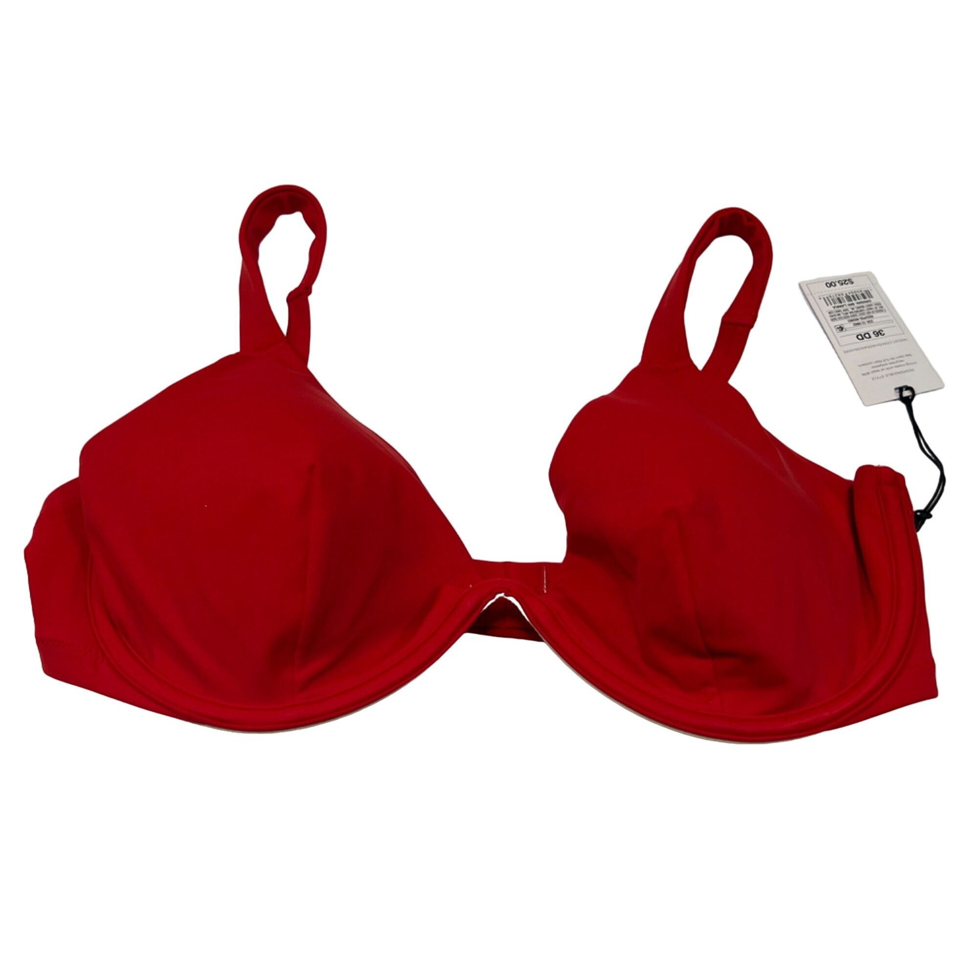 Other Shade & Shore - Women's Underwire Bikini Top - Red - 34DD Size ONE SIZE - 3 Thumbnail