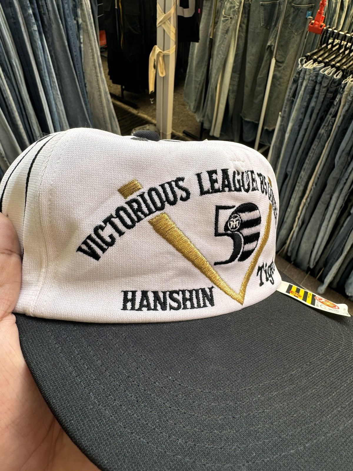 Japanese Brand × Vintage Hanshin Tigers Vintage 1985 NOS Cap Baseball Japan Size ONE SIZE - 6 Thumbnail