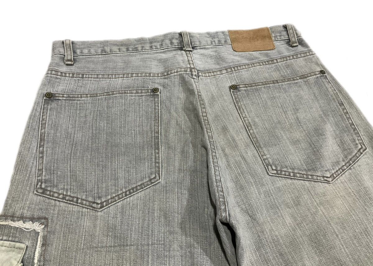 Hysteric Glamour × If Six Was Nine × Japanese Brand 🔥Sick Y2K Trnca Patchwork Baggy Denim Distressed Size US 36 / EU 52 - 8 Thumbnail